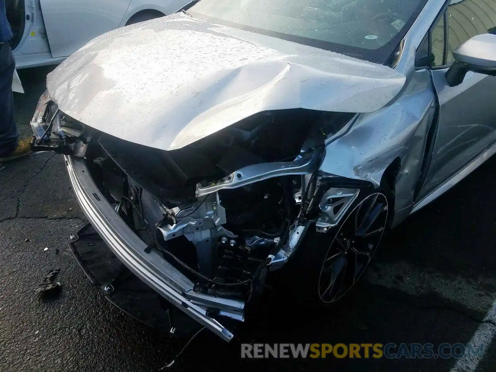 9 Photograph of a damaged car JTNK4RBE7K3013755 TOYOTA COROLLA 2019