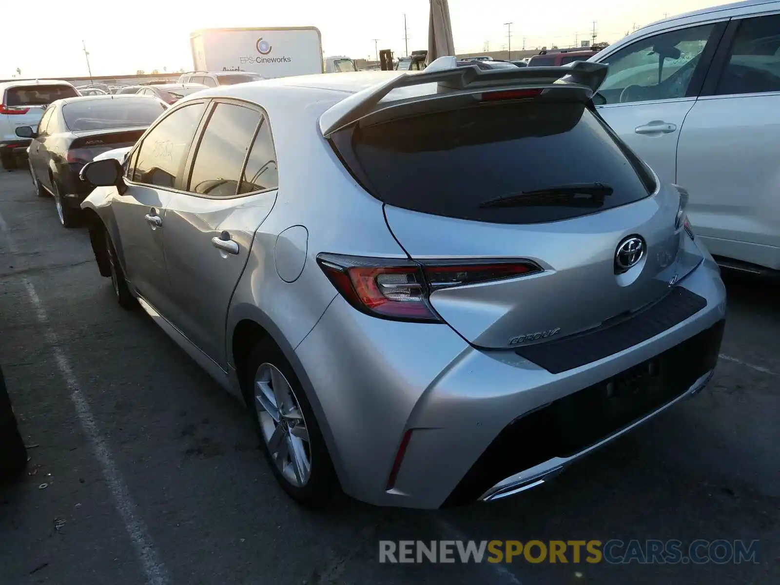 3 Photograph of a damaged car JTNK4RBE7K3014095 TOYOTA COROLLA 2019