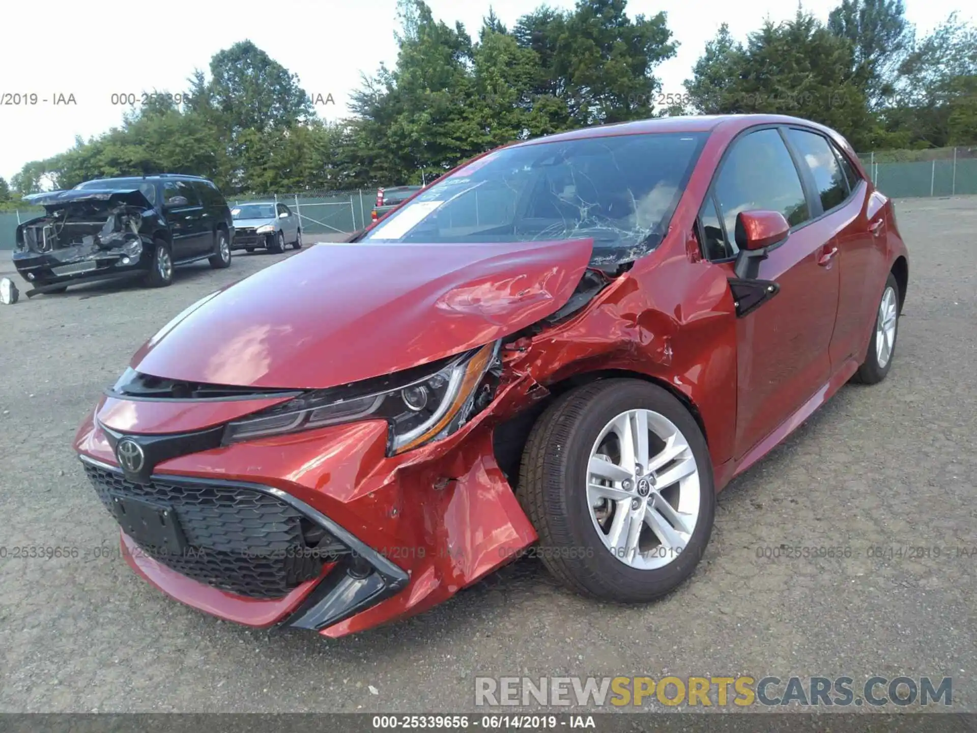 6 Photograph of a damaged car JTNK4RBE7K3015909 TOYOTA COROLLA 2019