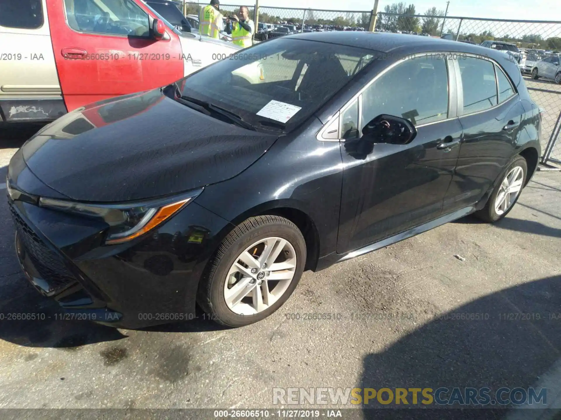 2 Photograph of a damaged car JTNK4RBE7K3016364 TOYOTA COROLLA 2019