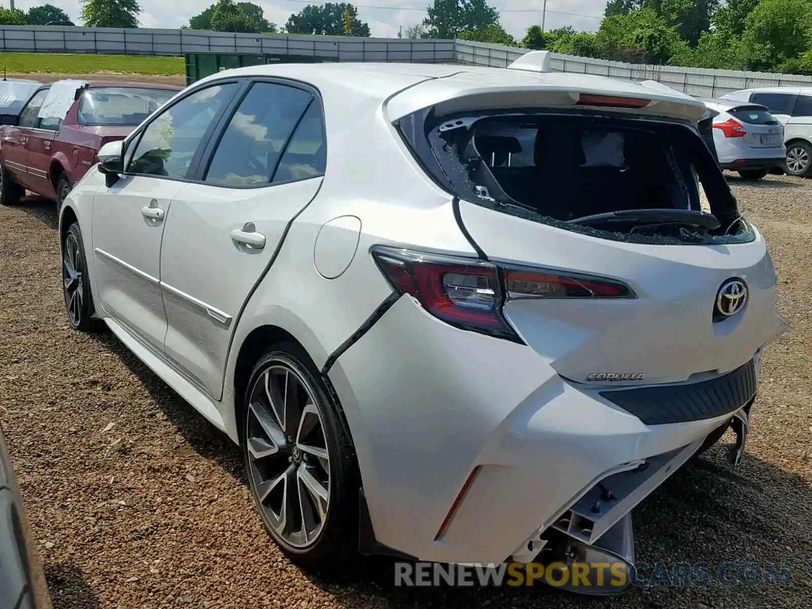 3 Photograph of a damaged car JTNK4RBE7K3019068 TOYOTA COROLLA 2019