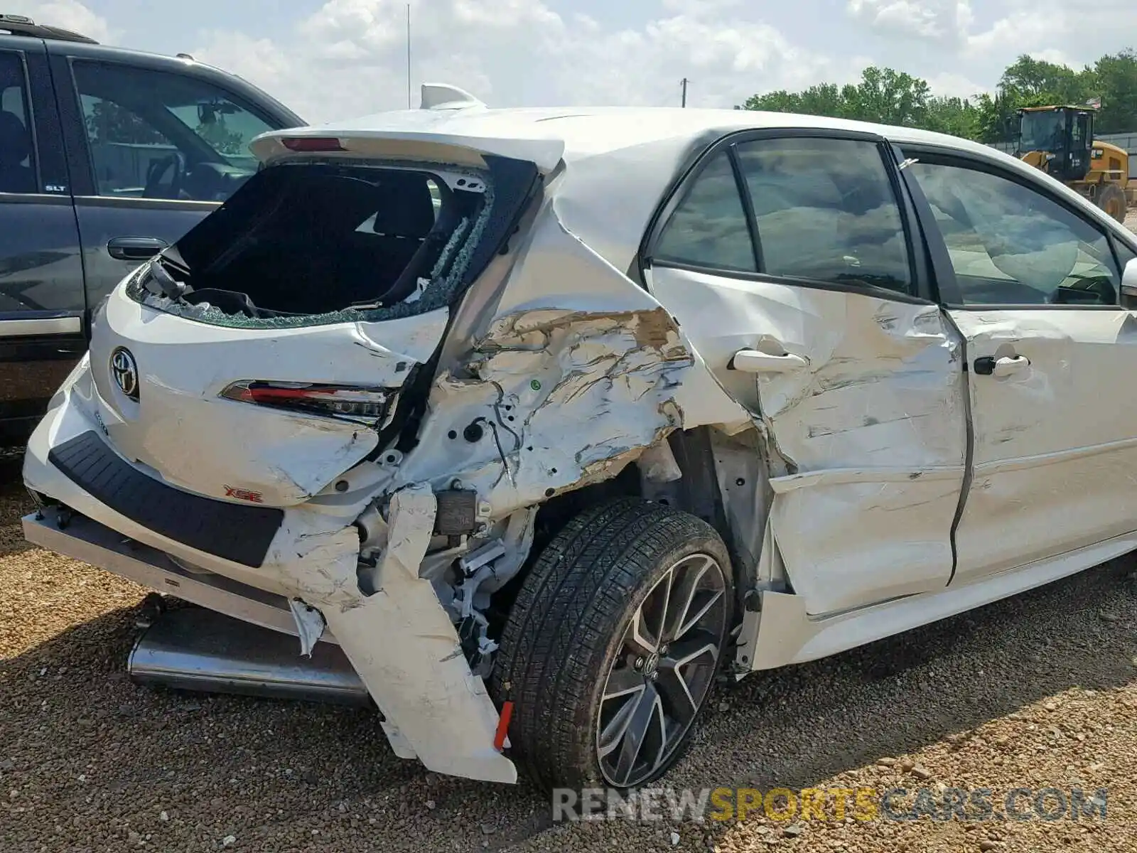 9 Photograph of a damaged car JTNK4RBE7K3019068 TOYOTA COROLLA 2019