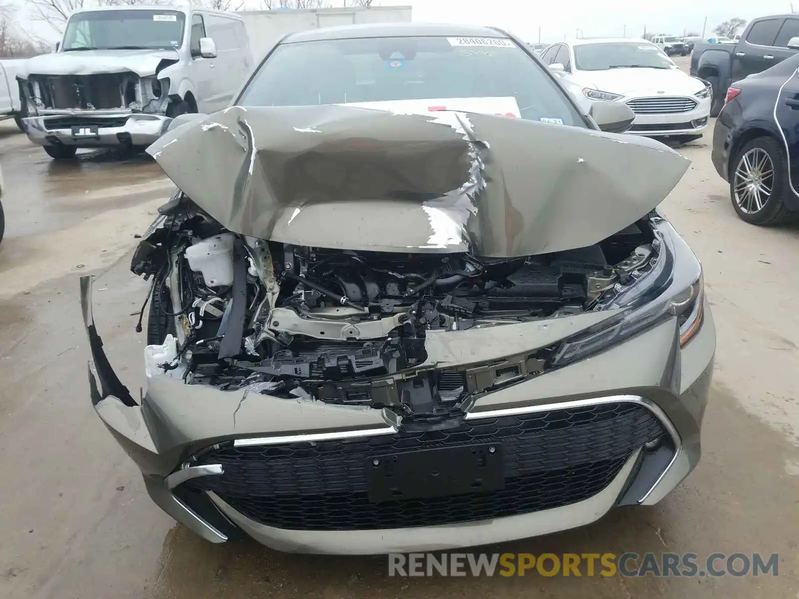 9 Photograph of a damaged car JTNK4RBE7K3019930 TOYOTA COROLLA 2019