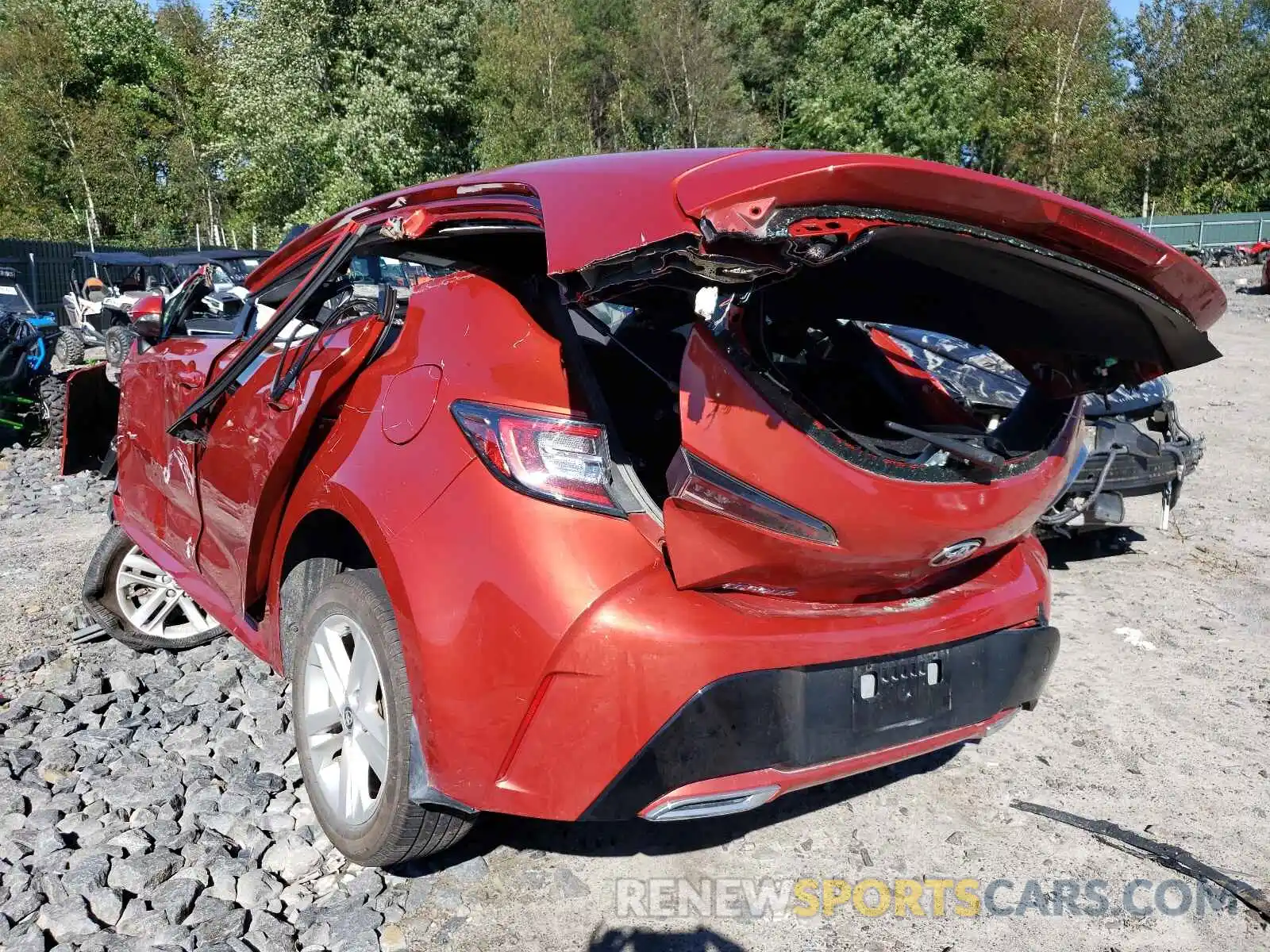 3 Photograph of a damaged car JTNK4RBE7K3021161 TOYOTA COROLLA 2019