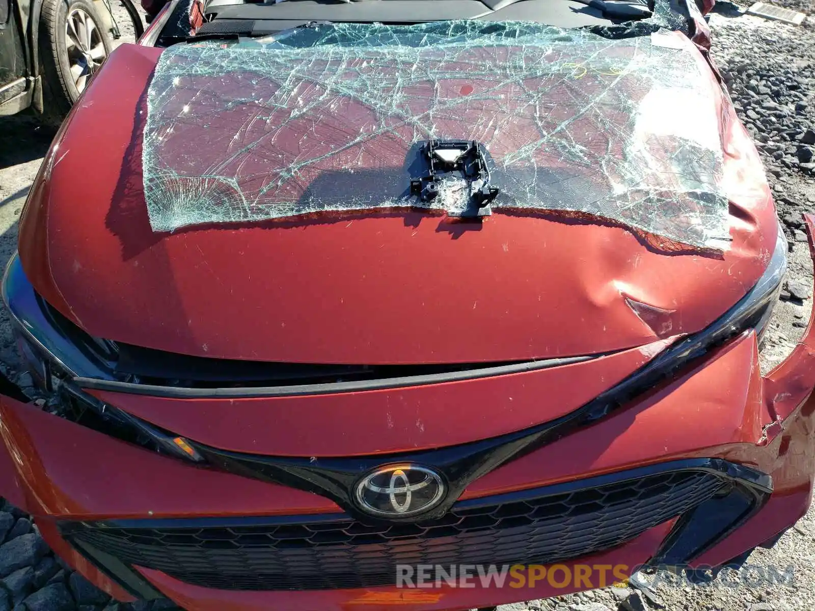 7 Photograph of a damaged car JTNK4RBE7K3021161 TOYOTA COROLLA 2019