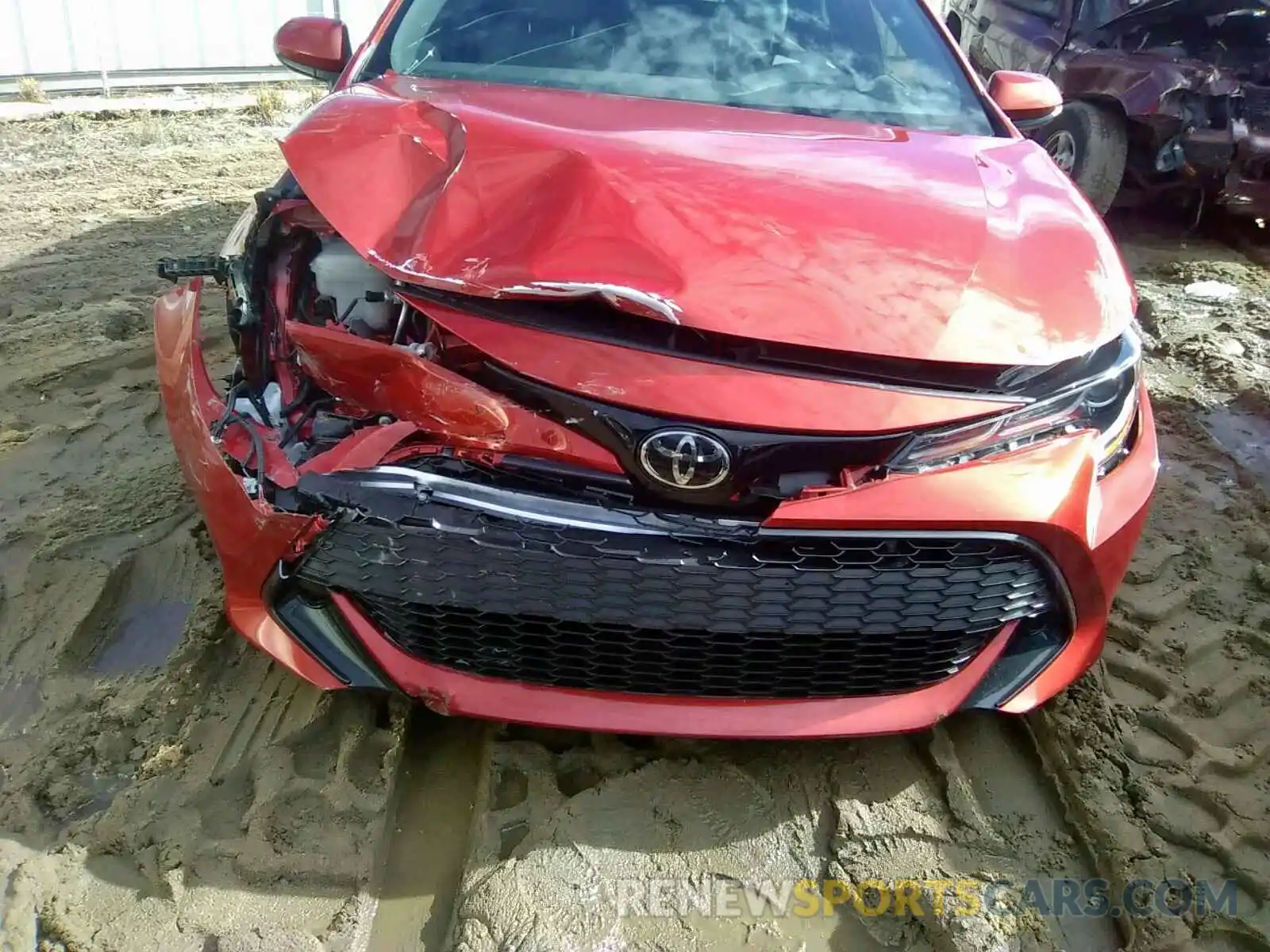 9 Photograph of a damaged car JTNK4RBE7K3021600 TOYOTA COROLLA 2019