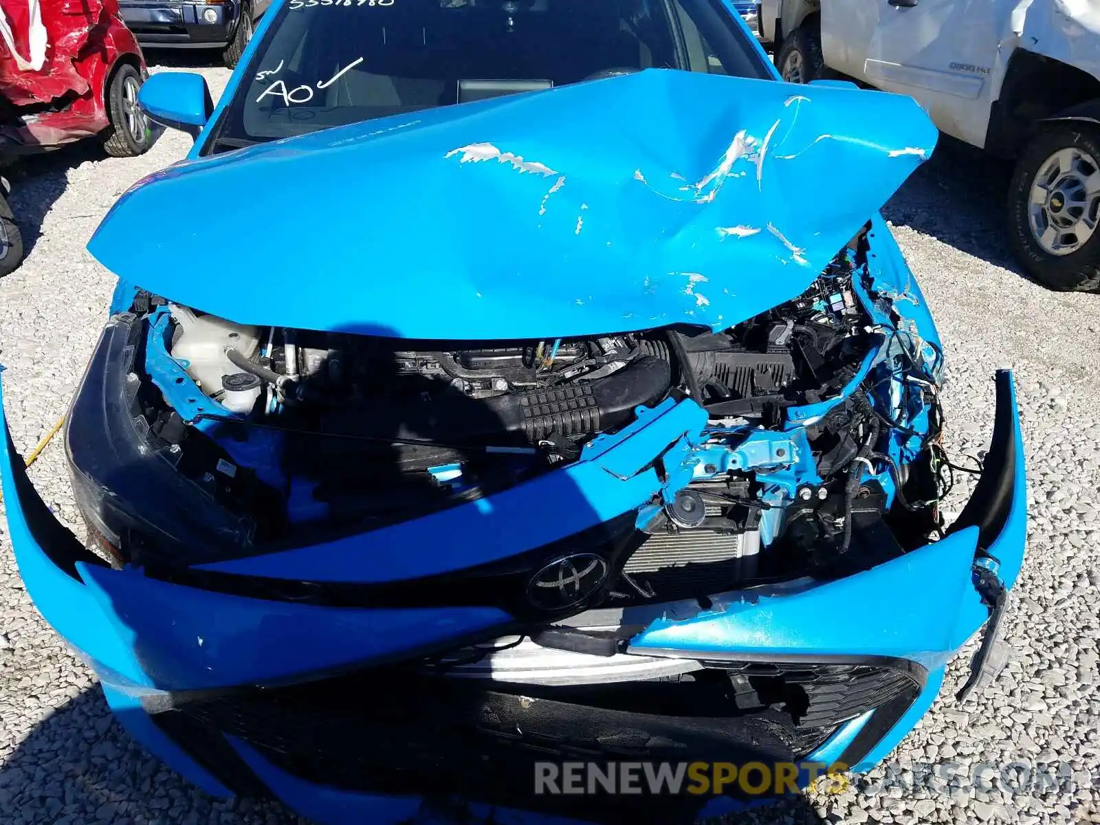 9 Photograph of a damaged car JTNK4RBE7K3023878 TOYOTA COROLLA 2019