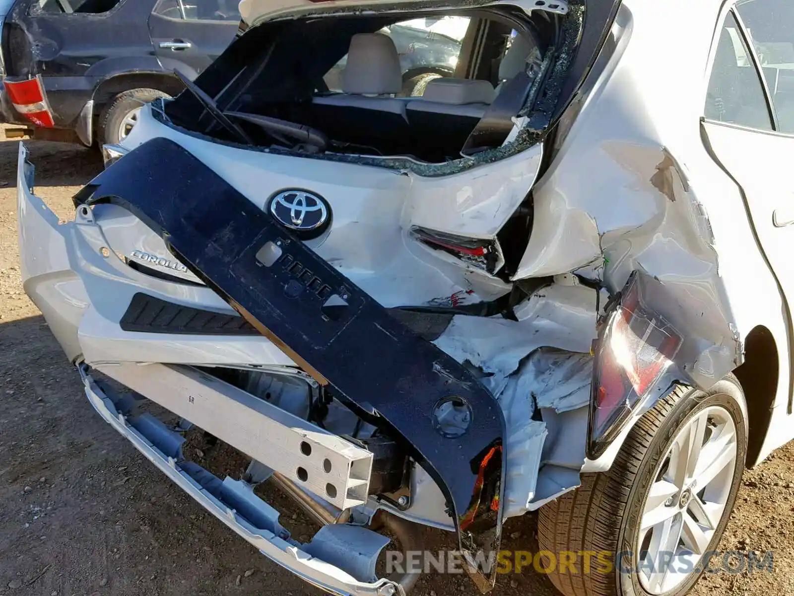 9 Photograph of a damaged car JTNK4RBE7K3025260 TOYOTA COROLLA 2019