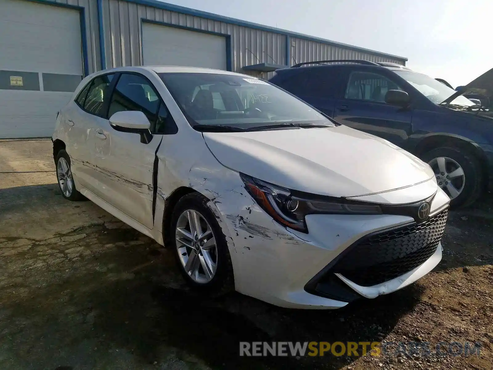 1 Photograph of a damaged car JTNK4RBE7K3025923 TOYOTA COROLLA 2019