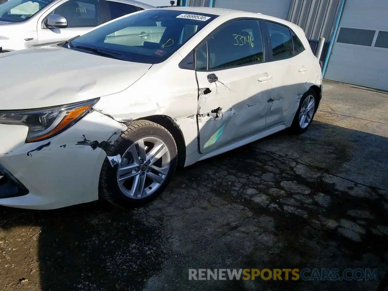 9 Photograph of a damaged car JTNK4RBE7K3025923 TOYOTA COROLLA 2019