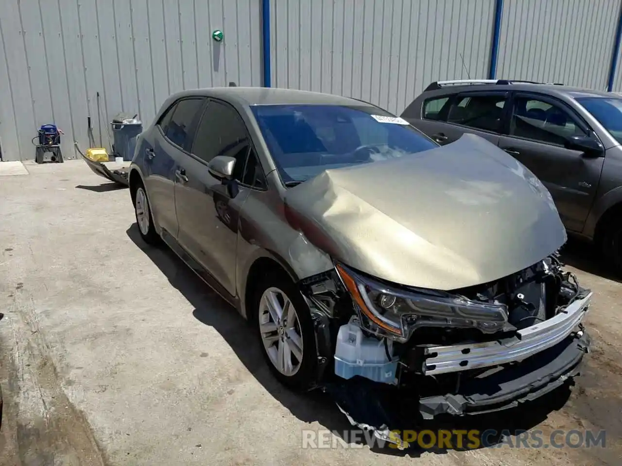 1 Photograph of a damaged car JTNK4RBE7K3026344 TOYOTA COROLLA 2019