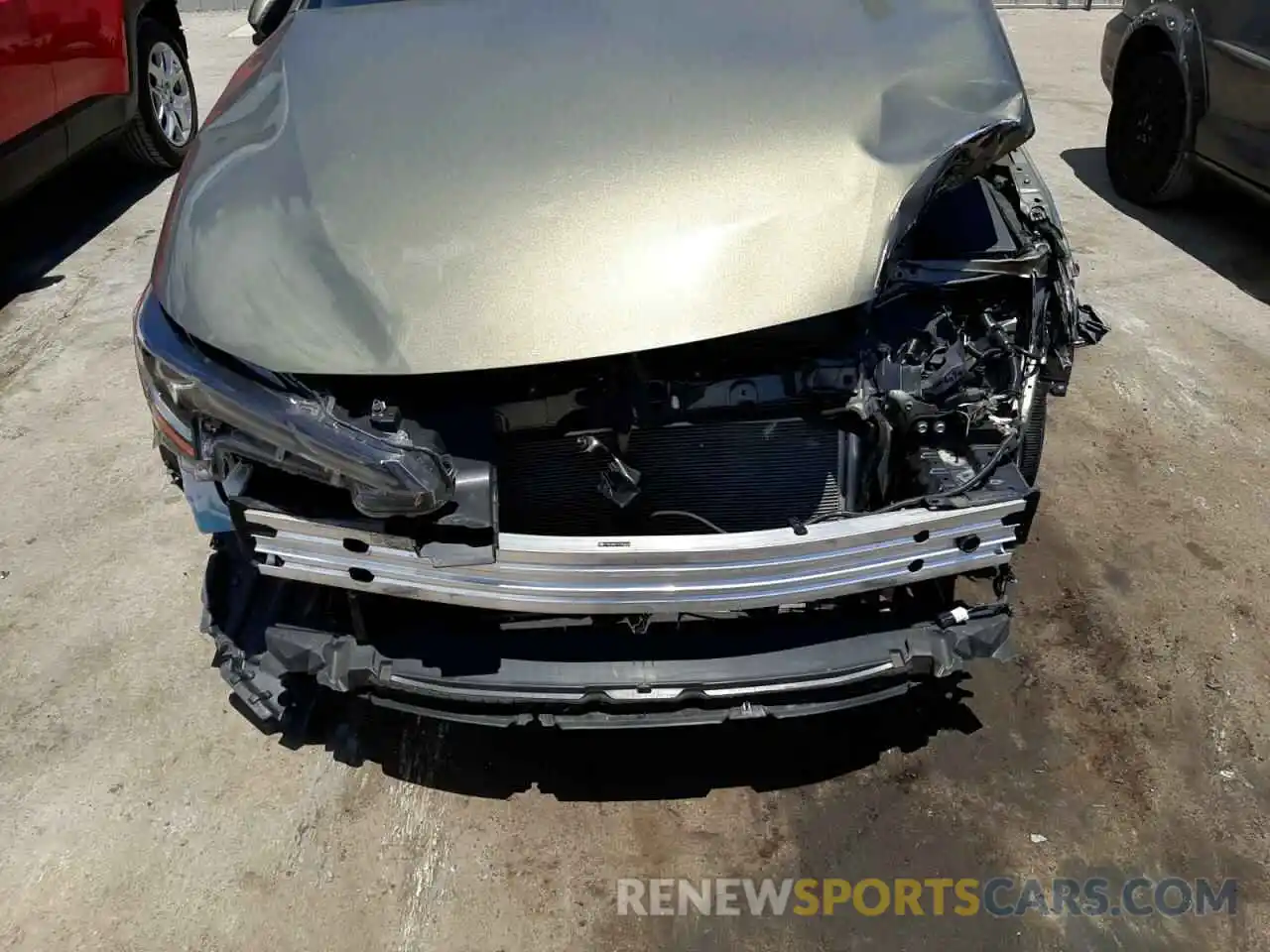 9 Photograph of a damaged car JTNK4RBE7K3026344 TOYOTA COROLLA 2019