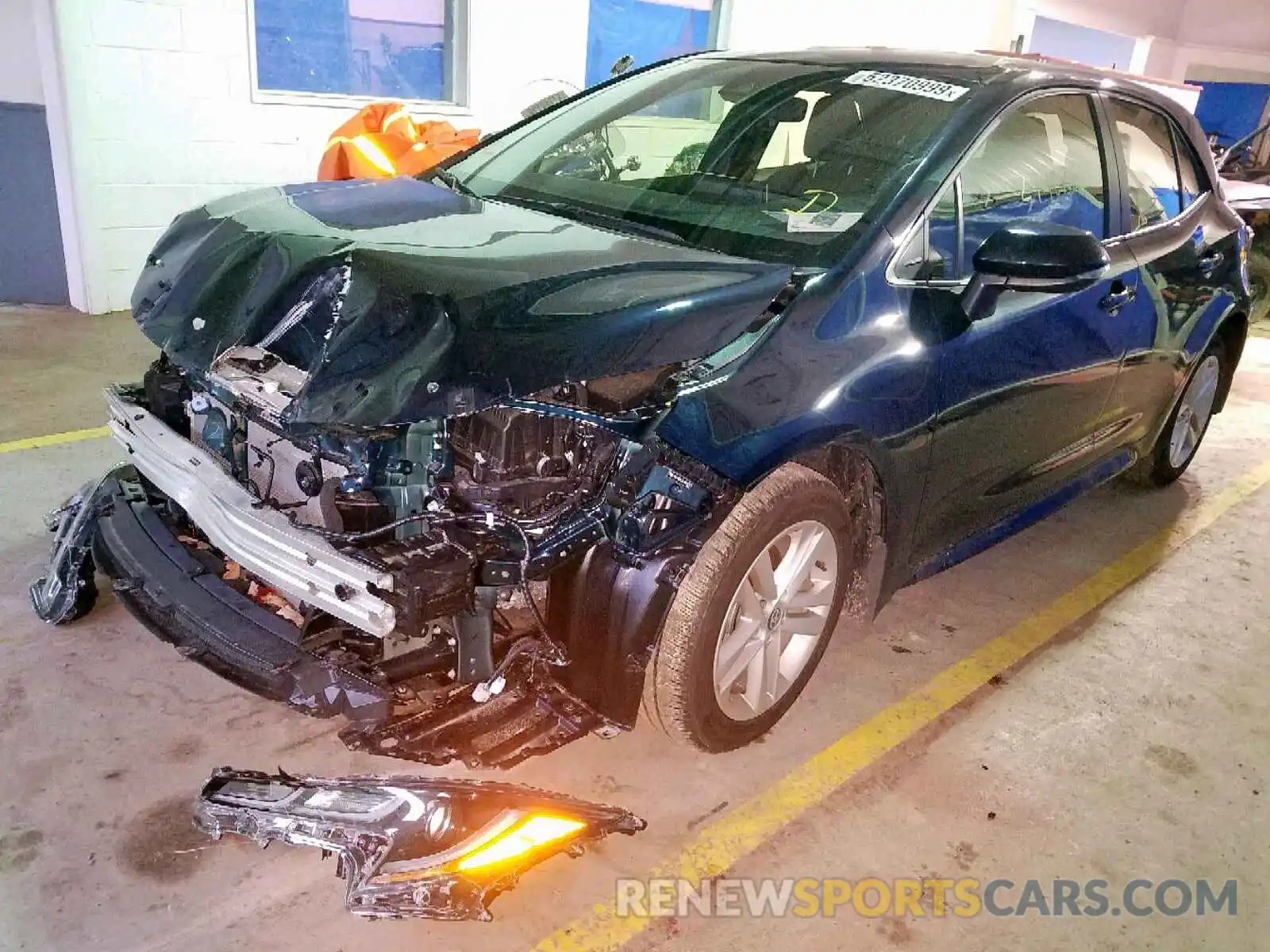 2 Photograph of a damaged car JTNK4RBE7K3029213 TOYOTA COROLLA 2019