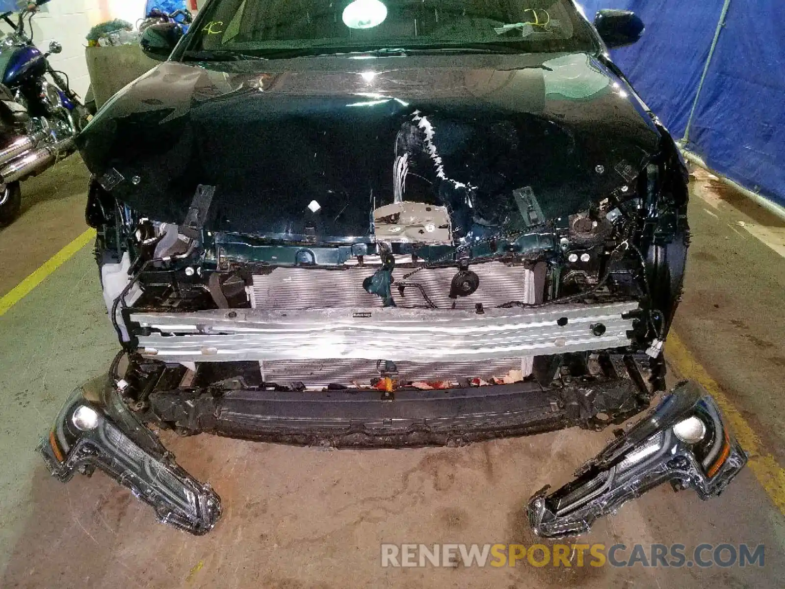 9 Photograph of a damaged car JTNK4RBE7K3029213 TOYOTA COROLLA 2019