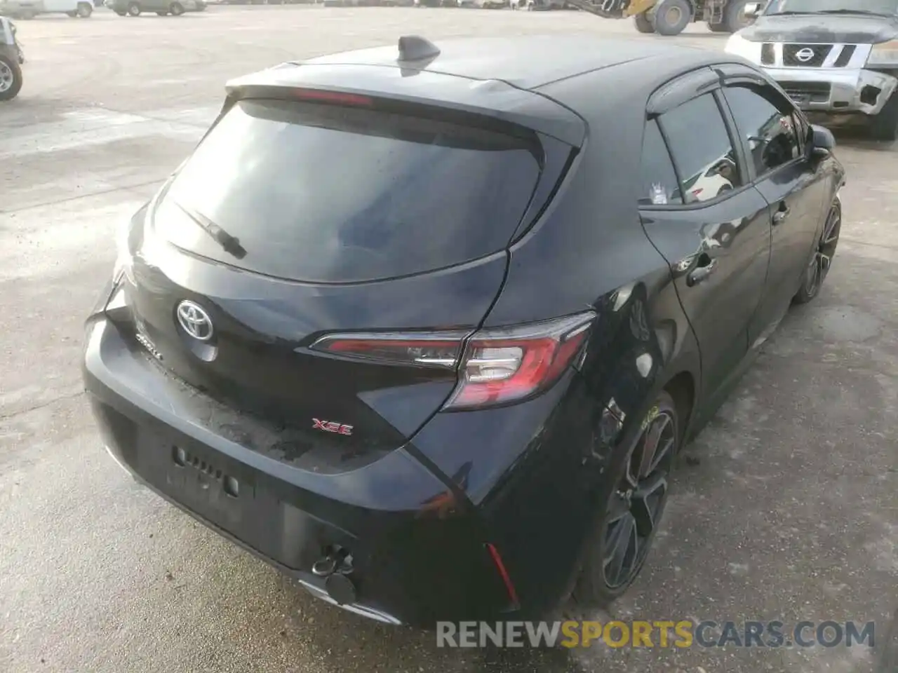 4 Photograph of a damaged car JTNK4RBE7K3030099 TOYOTA COROLLA 2019