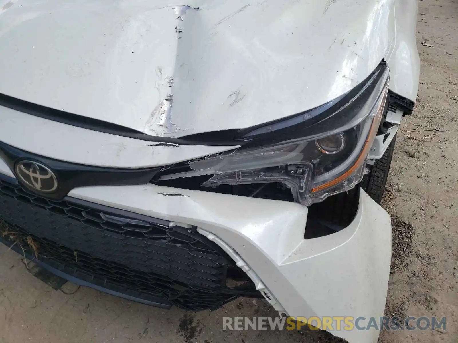 9 Photograph of a damaged car JTNK4RBE7K3033388 TOYOTA COROLLA 2019