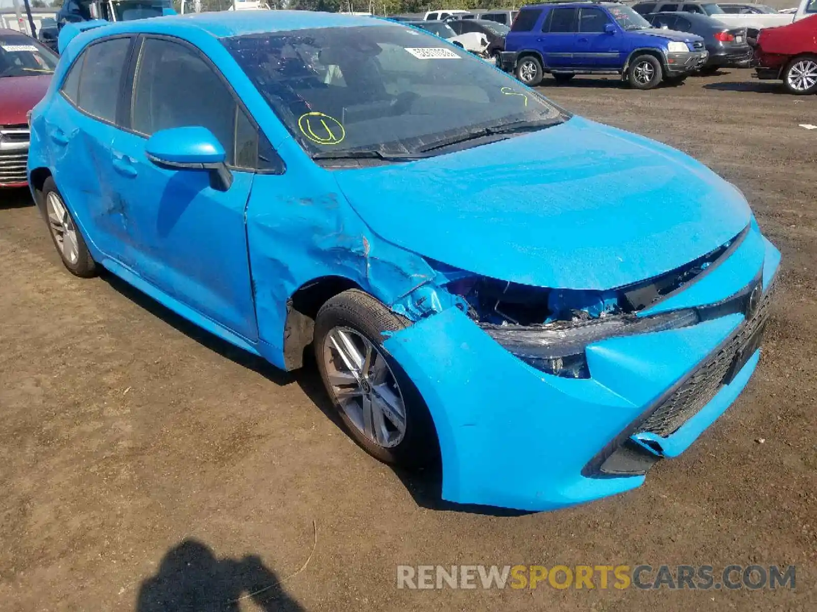 9 Photograph of a damaged car JTNK4RBE7K3034198 TOYOTA COROLLA 2019