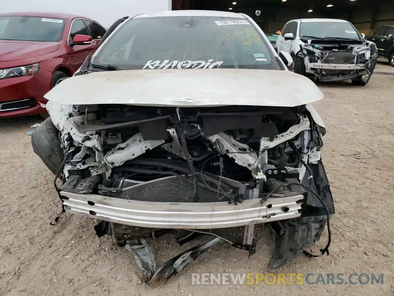 9 Photograph of a damaged car JTNK4RBE7K3036033 TOYOTA COROLLA 2019