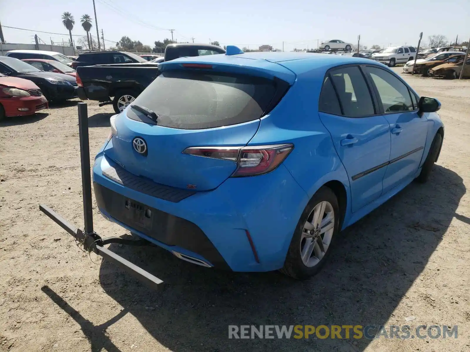 4 Photograph of a damaged car JTNK4RBE7K3036517 TOYOTA COROLLA 2019