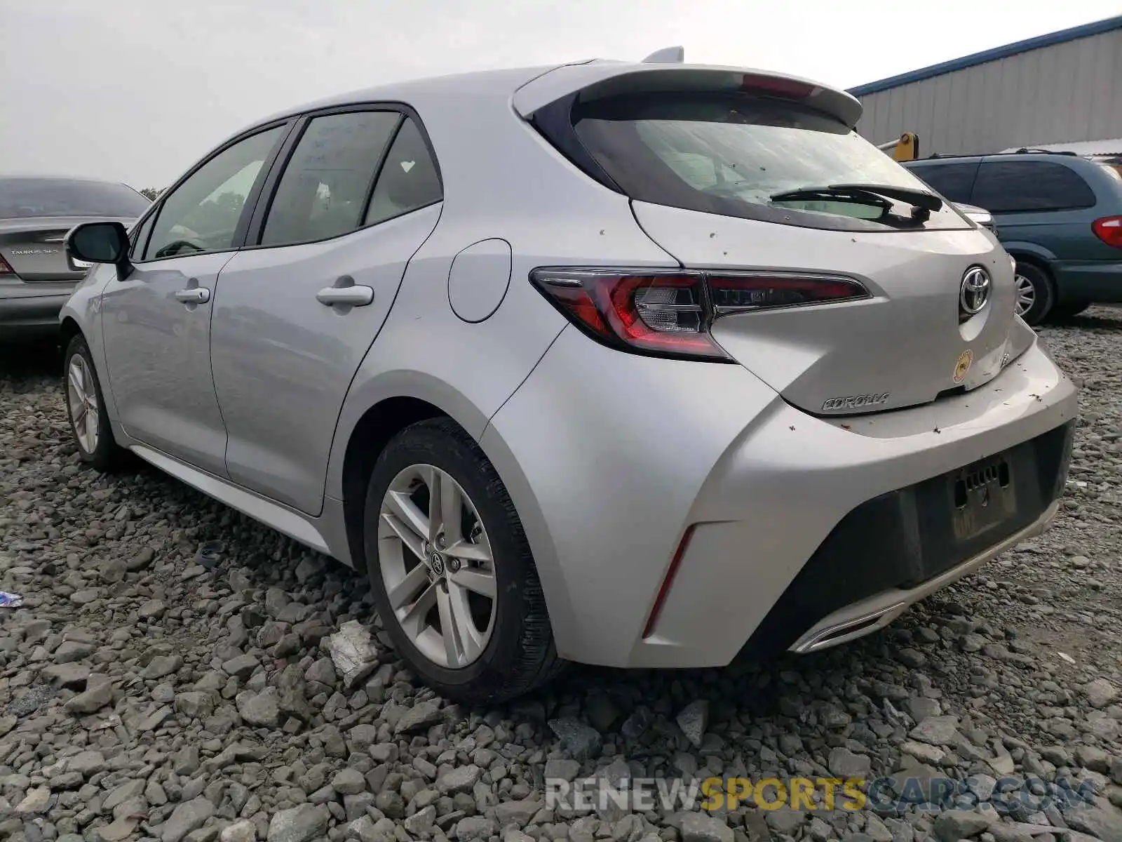 3 Photograph of a damaged car JTNK4RBE7K3037845 TOYOTA COROLLA 2019