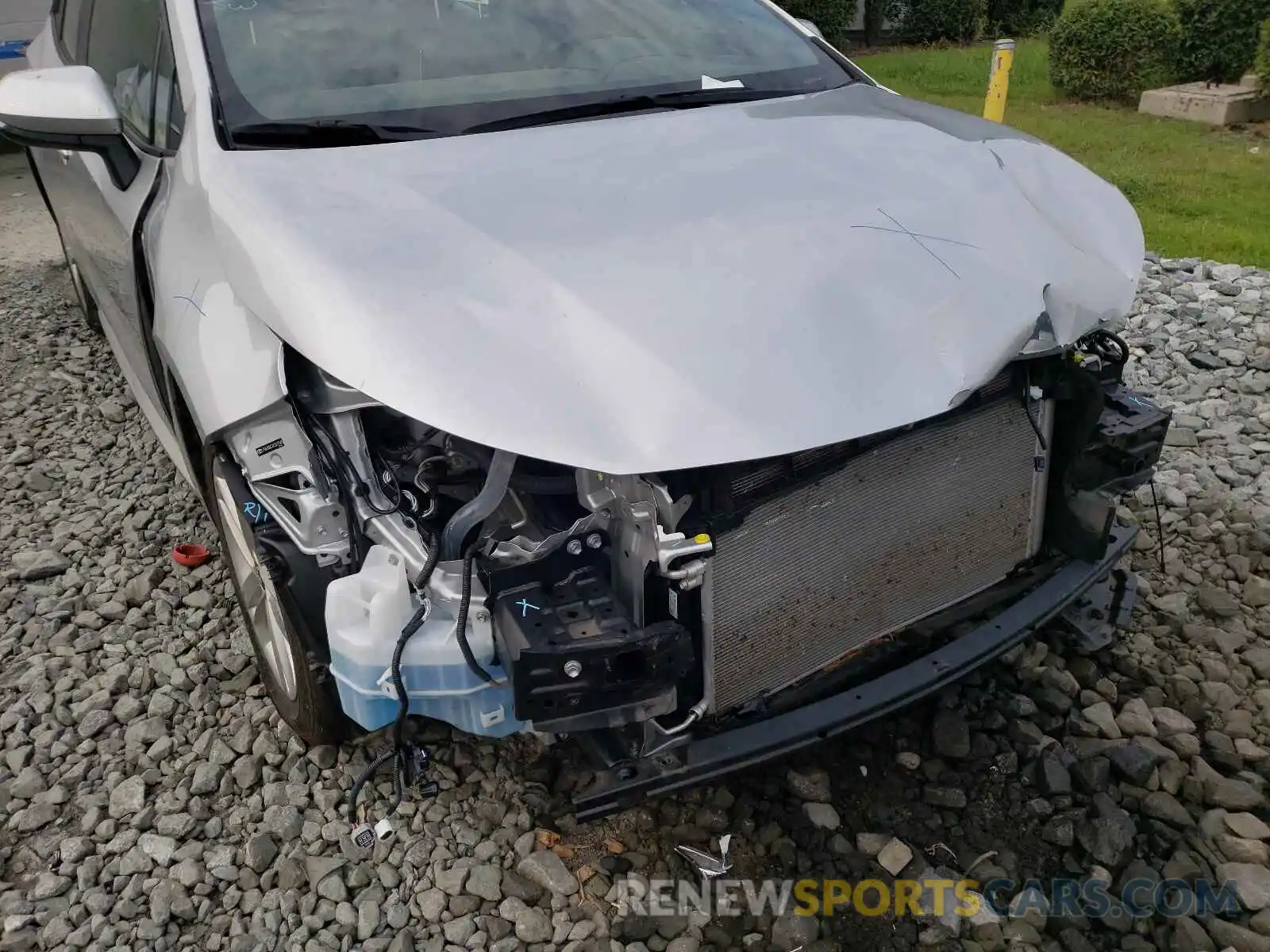 9 Photograph of a damaged car JTNK4RBE7K3037845 TOYOTA COROLLA 2019