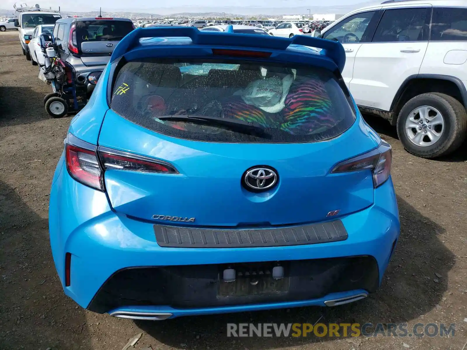 9 Photograph of a damaged car JTNK4RBE7K3041006 TOYOTA COROLLA 2019