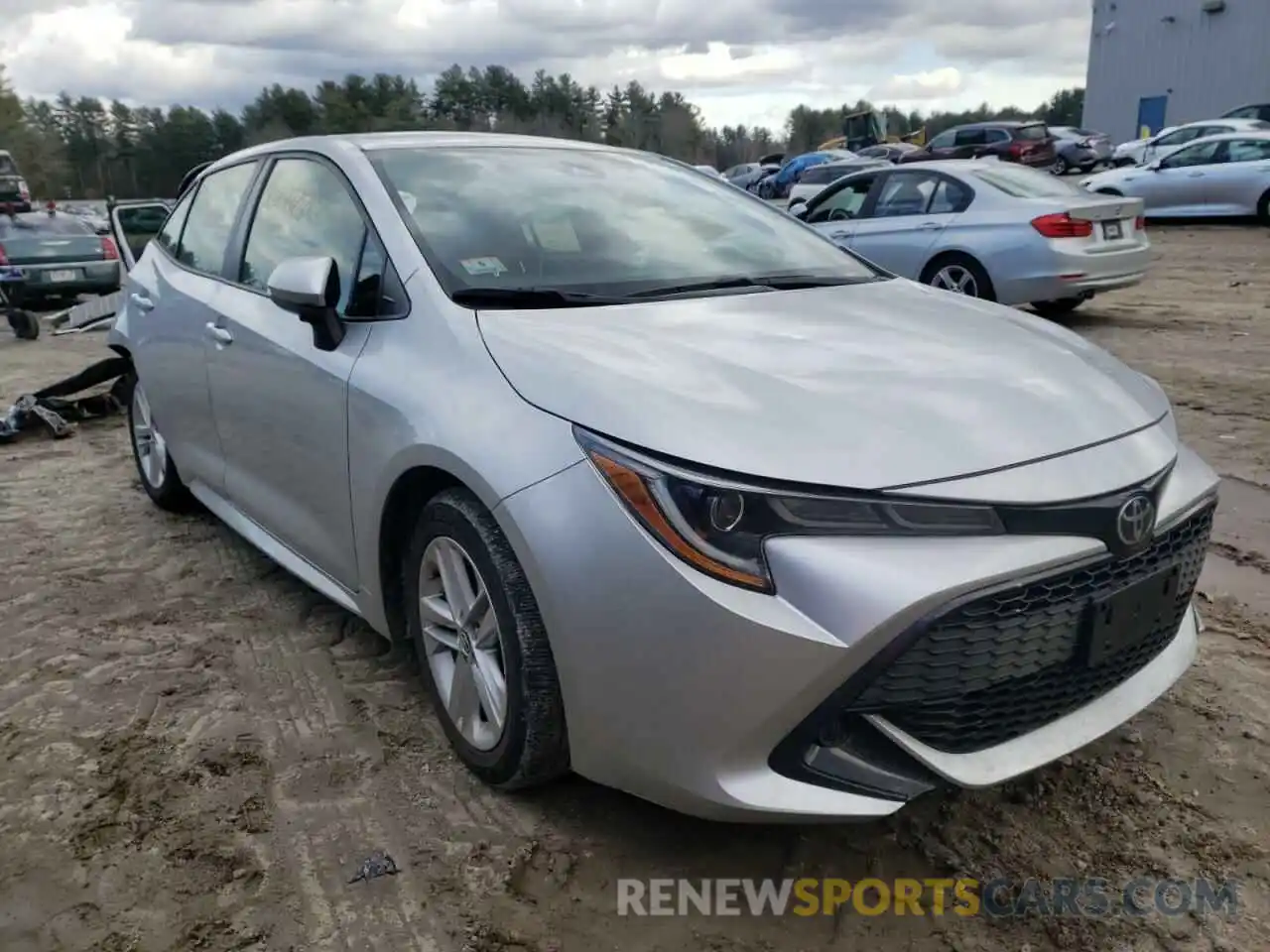 1 Photograph of a damaged car JTNK4RBE7K3041331 TOYOTA COROLLA 2019