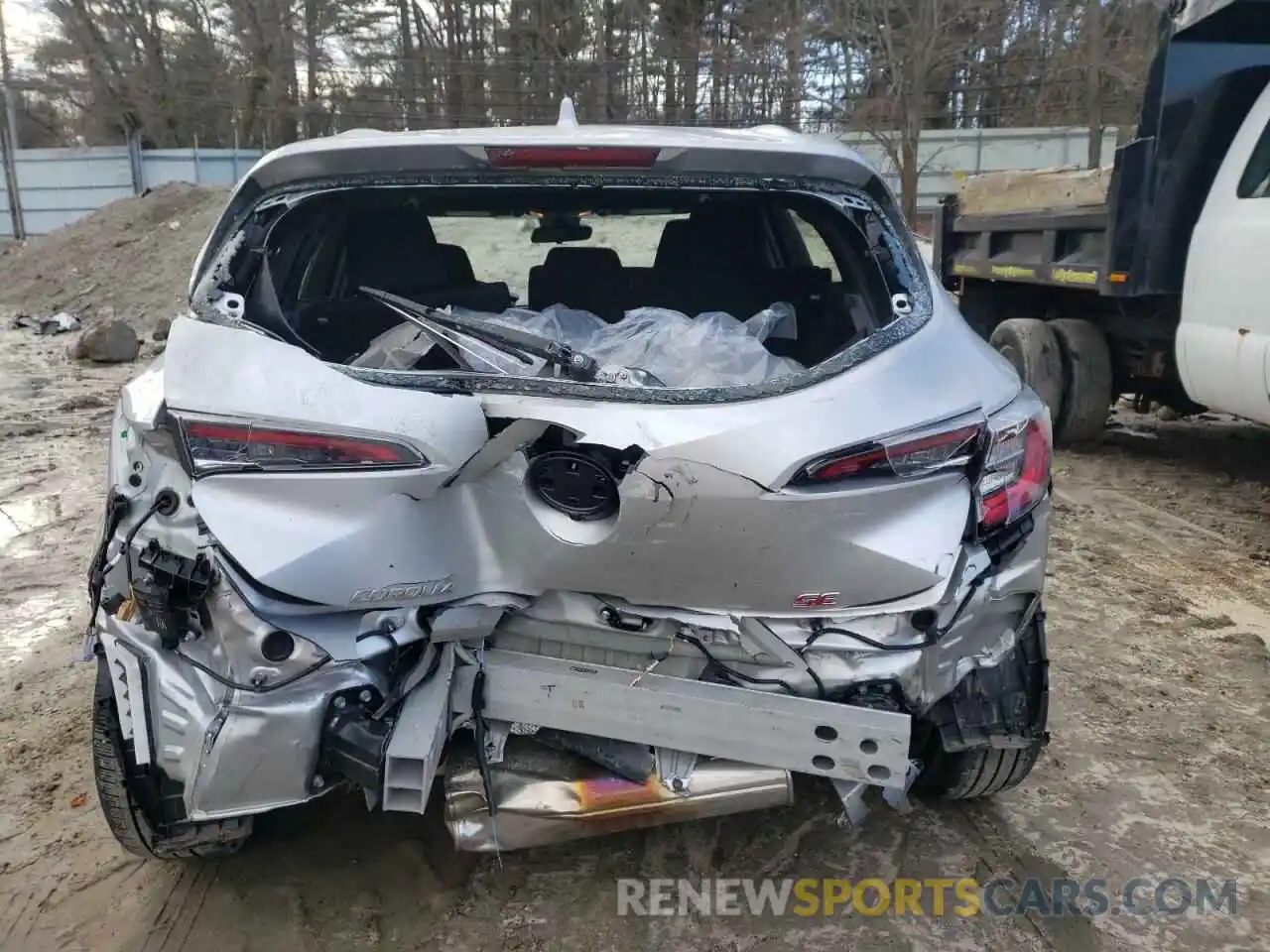 9 Photograph of a damaged car JTNK4RBE7K3041331 TOYOTA COROLLA 2019