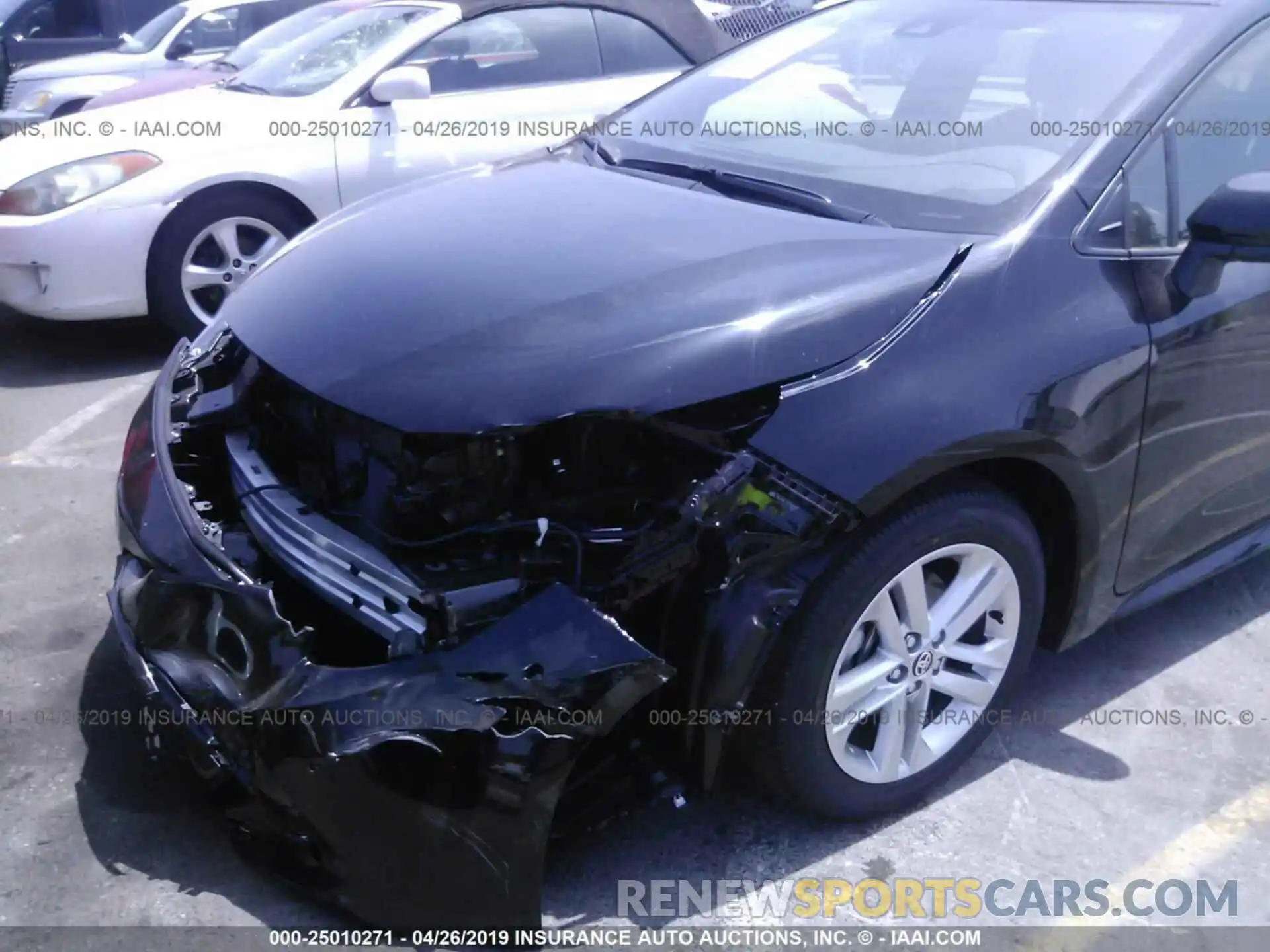 6 Photograph of a damaged car JTNK4RBE7K3043399 TOYOTA COROLLA 2019