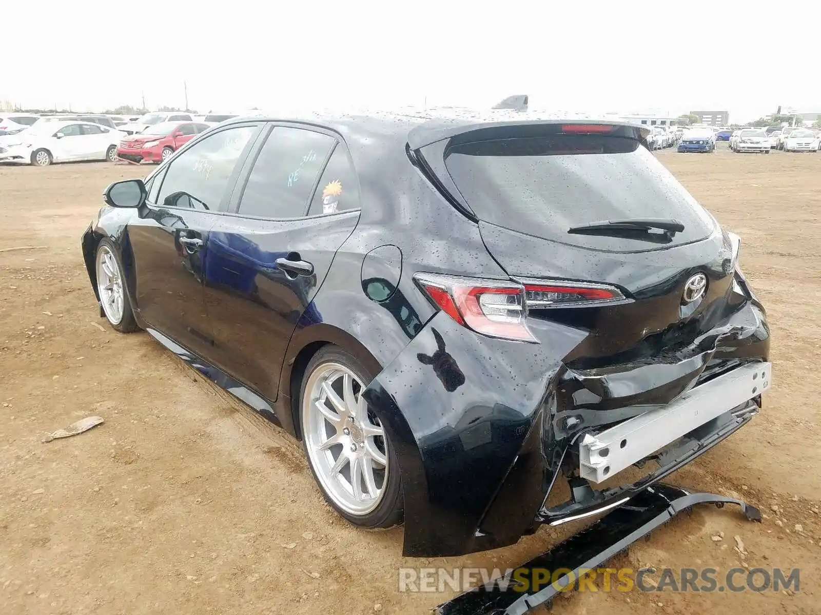 3 Photograph of a damaged car JTNK4RBE7K3045167 TOYOTA COROLLA 2019