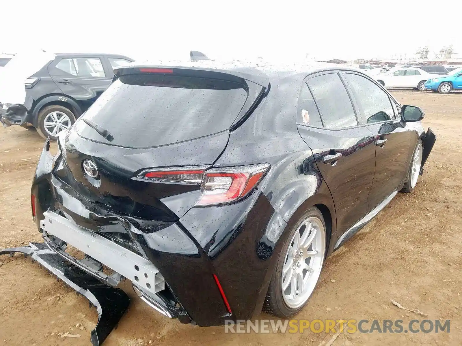 4 Photograph of a damaged car JTNK4RBE7K3045167 TOYOTA COROLLA 2019