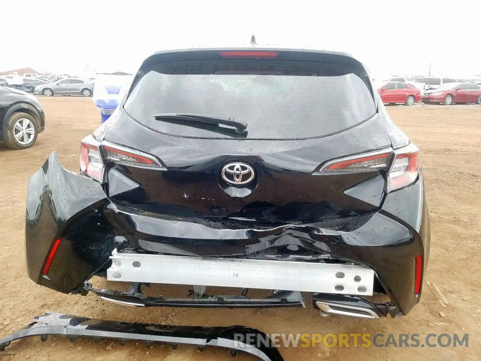 9 Photograph of a damaged car JTNK4RBE7K3045167 TOYOTA COROLLA 2019