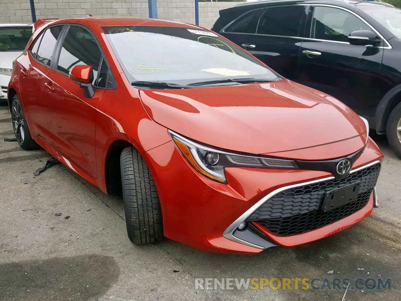 1 Photograph of a damaged car JTNK4RBE7K3045590 TOYOTA COROLLA 2019