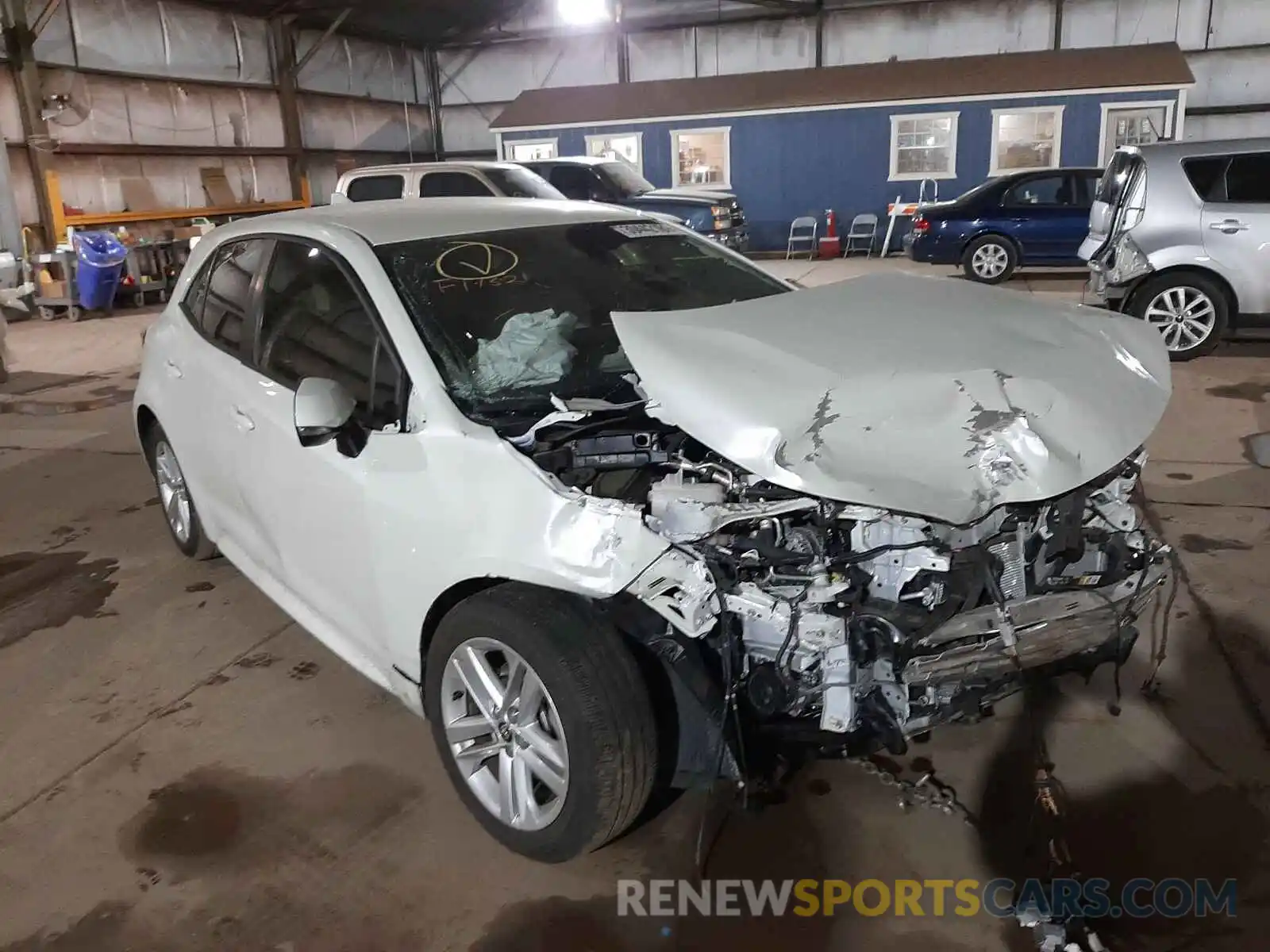 1 Photograph of a damaged car JTNK4RBE7K3046805 TOYOTA COROLLA 2019