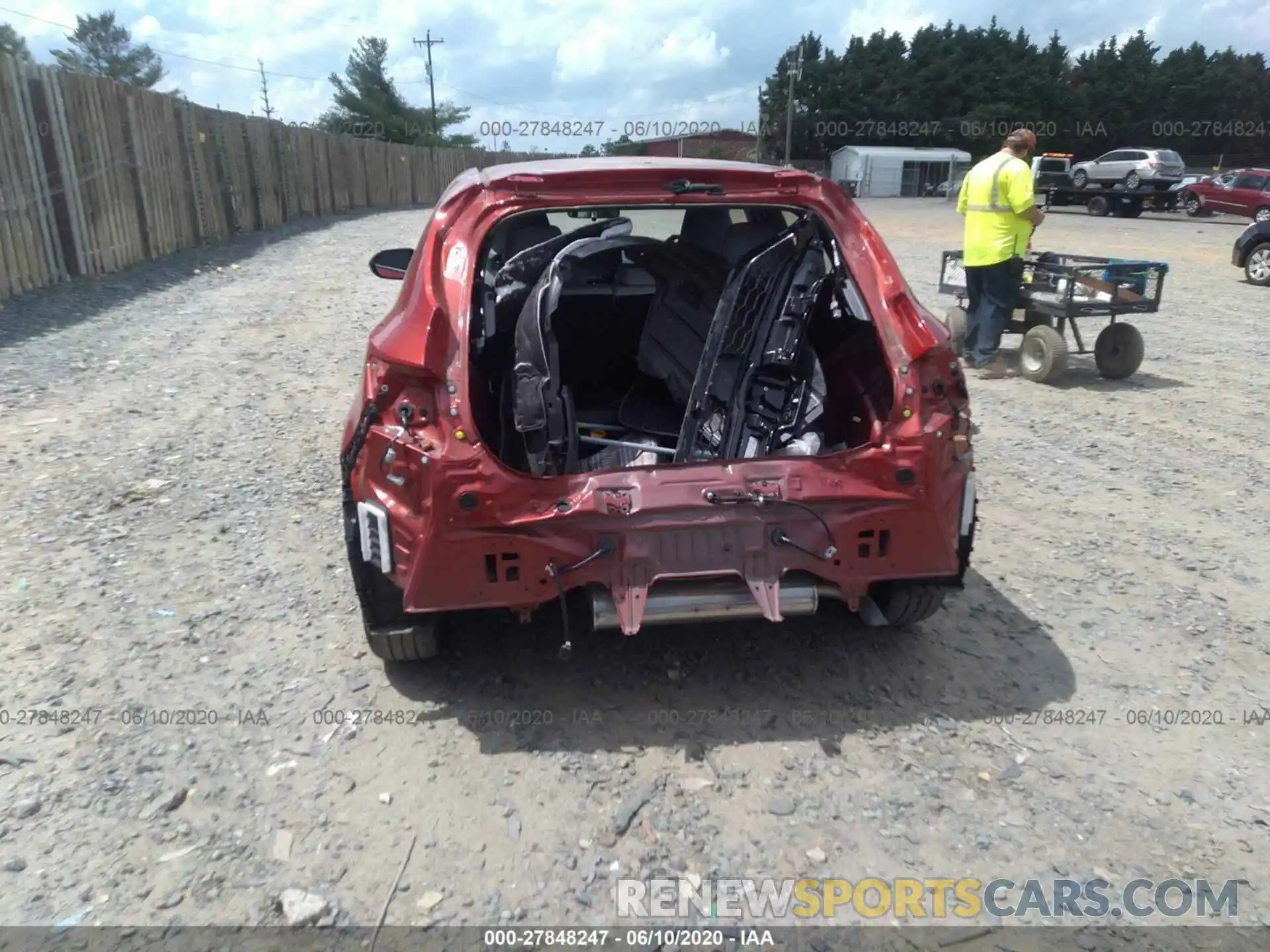 6 Photograph of a damaged car JTNK4RBE7K3046819 TOYOTA COROLLA 2019