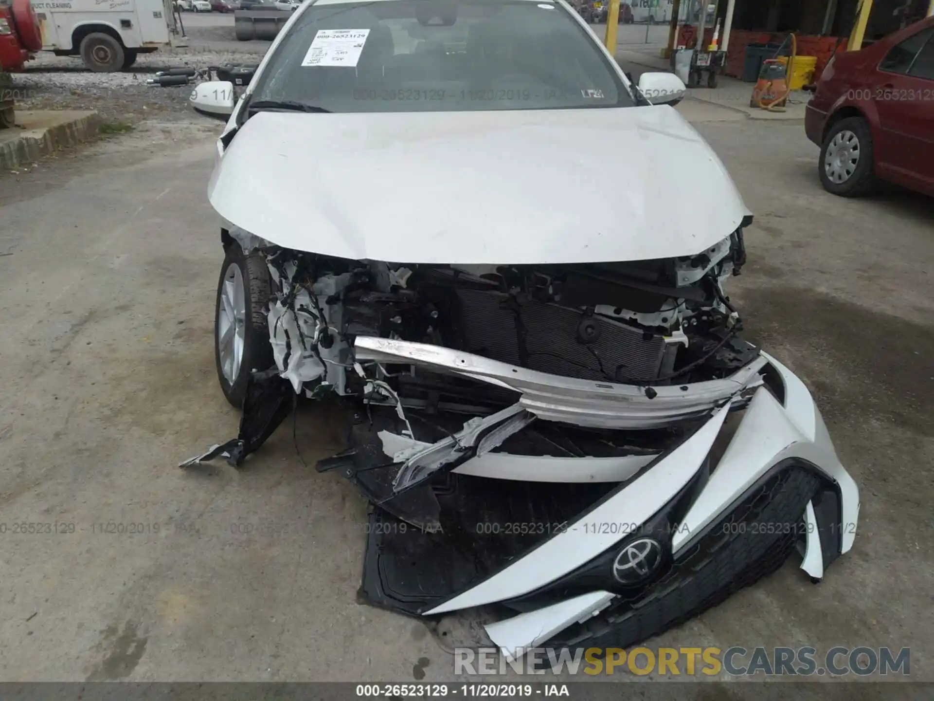 6 Photograph of a damaged car JTNK4RBE7K3047114 TOYOTA COROLLA 2019