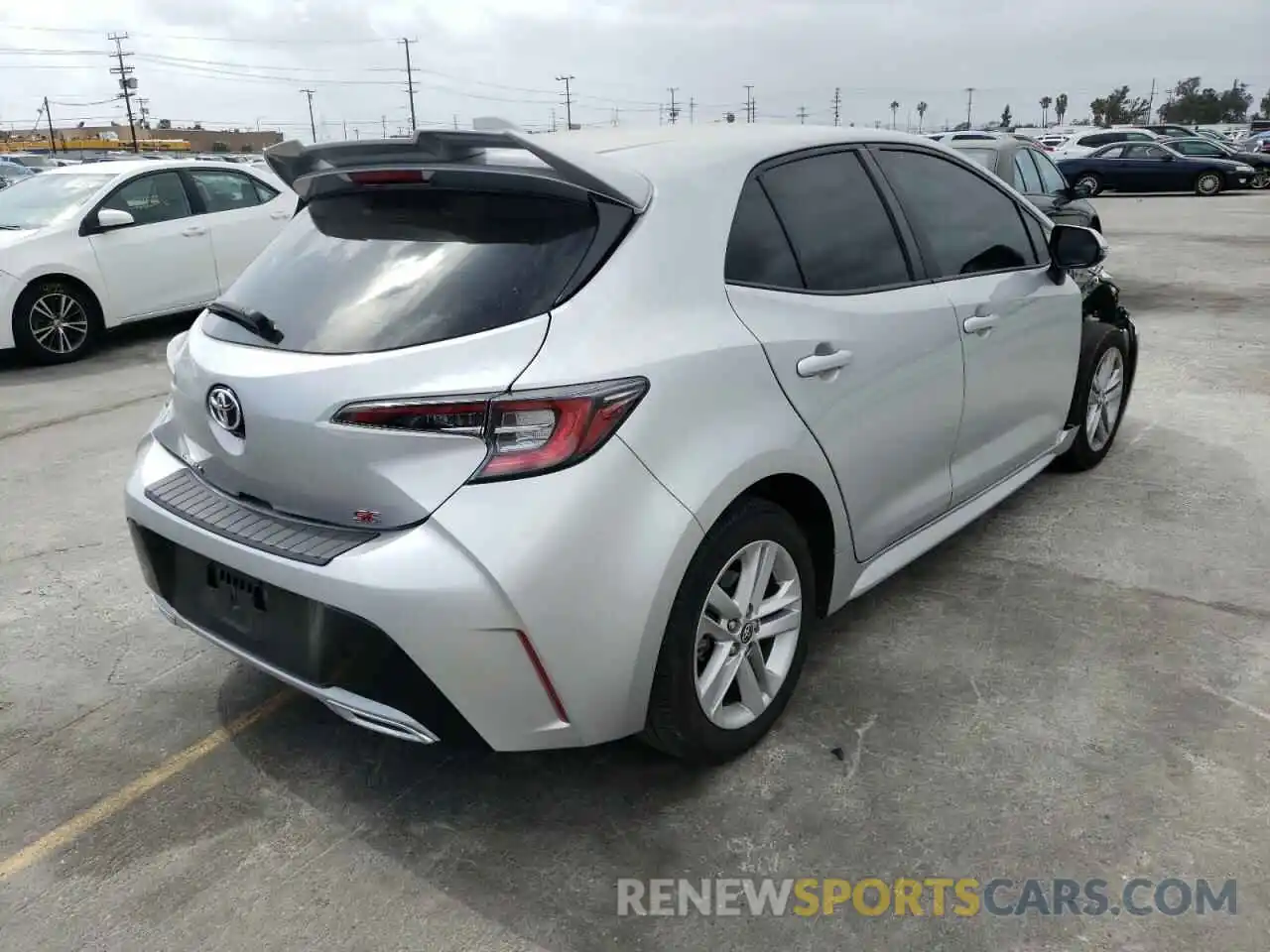 4 Photograph of a damaged car JTNK4RBE7K3047260 TOYOTA COROLLA 2019