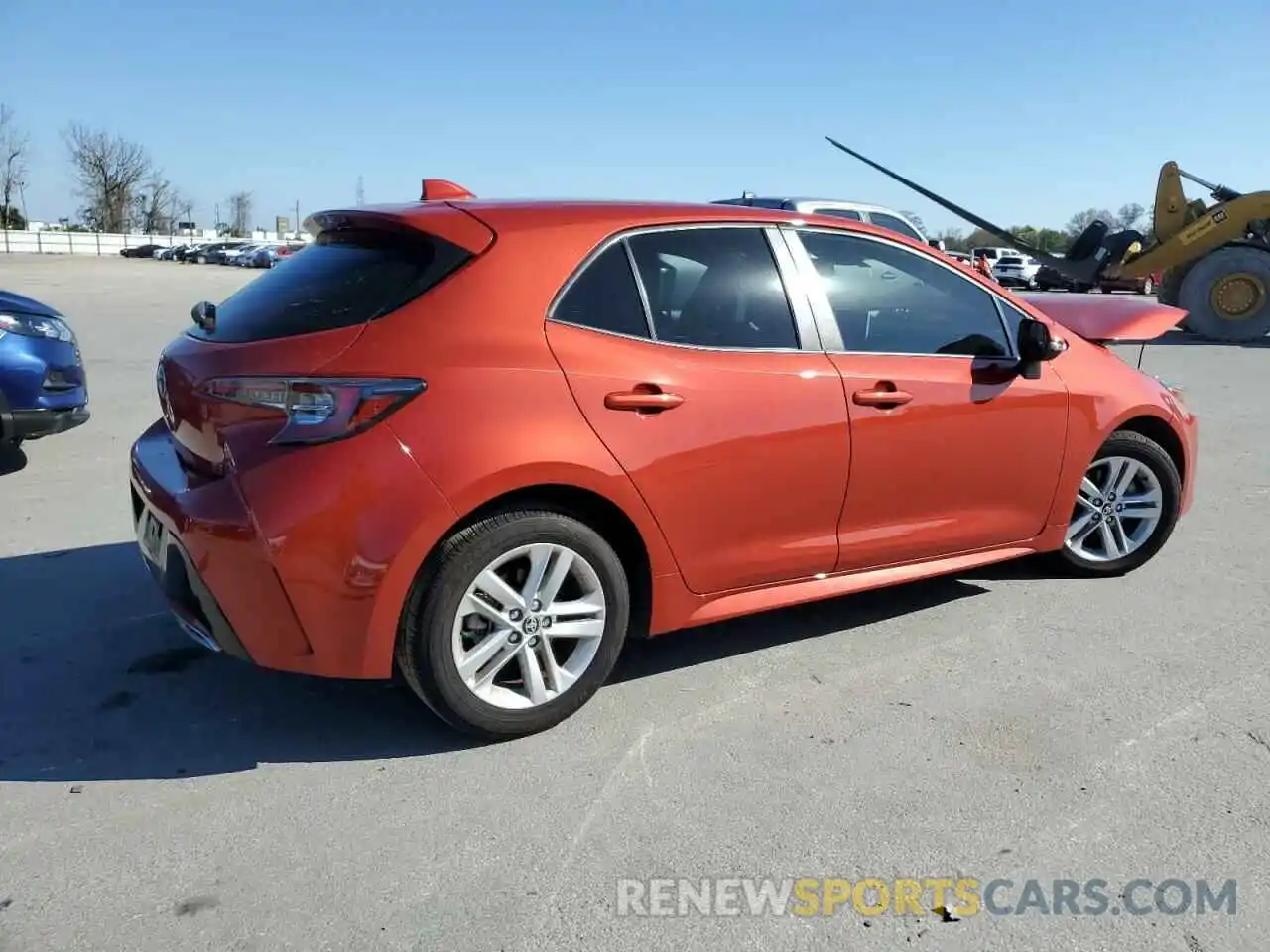 3 Photograph of a damaged car JTNK4RBE7K3047355 TOYOTA COROLLA 2019