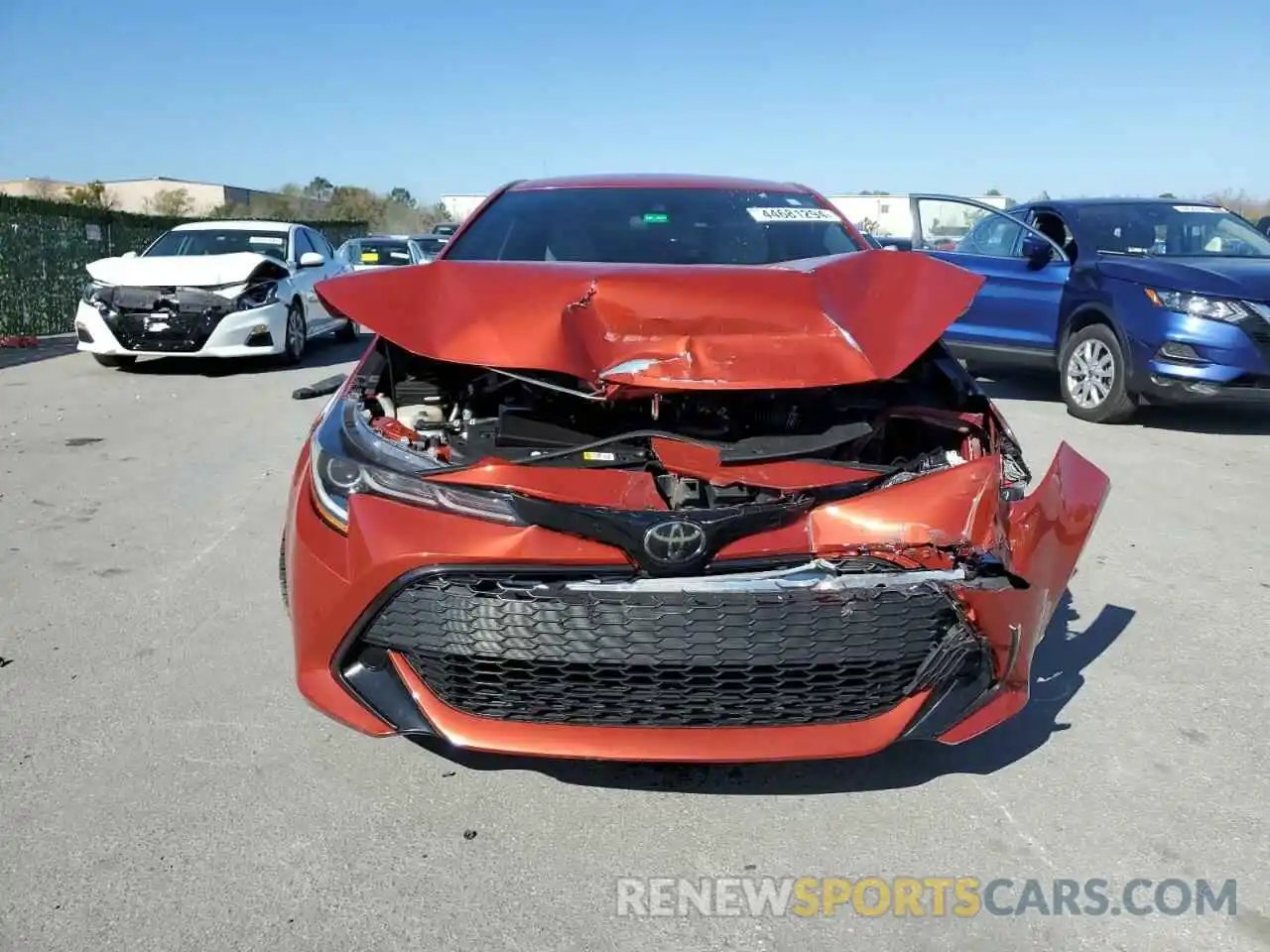 5 Photograph of a damaged car JTNK4RBE7K3047355 TOYOTA COROLLA 2019