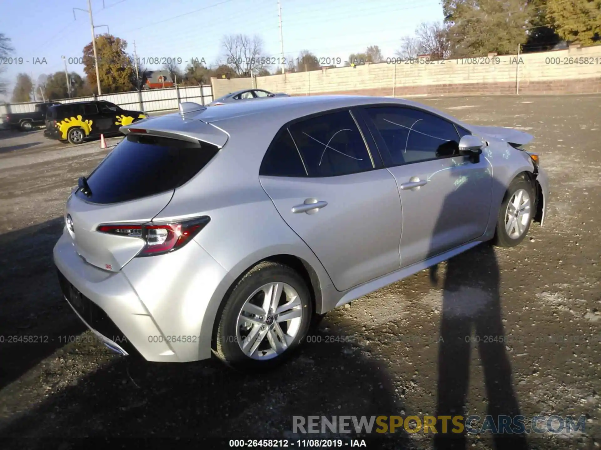 4 Photograph of a damaged car JTNK4RBE7K3047534 TOYOTA COROLLA 2019