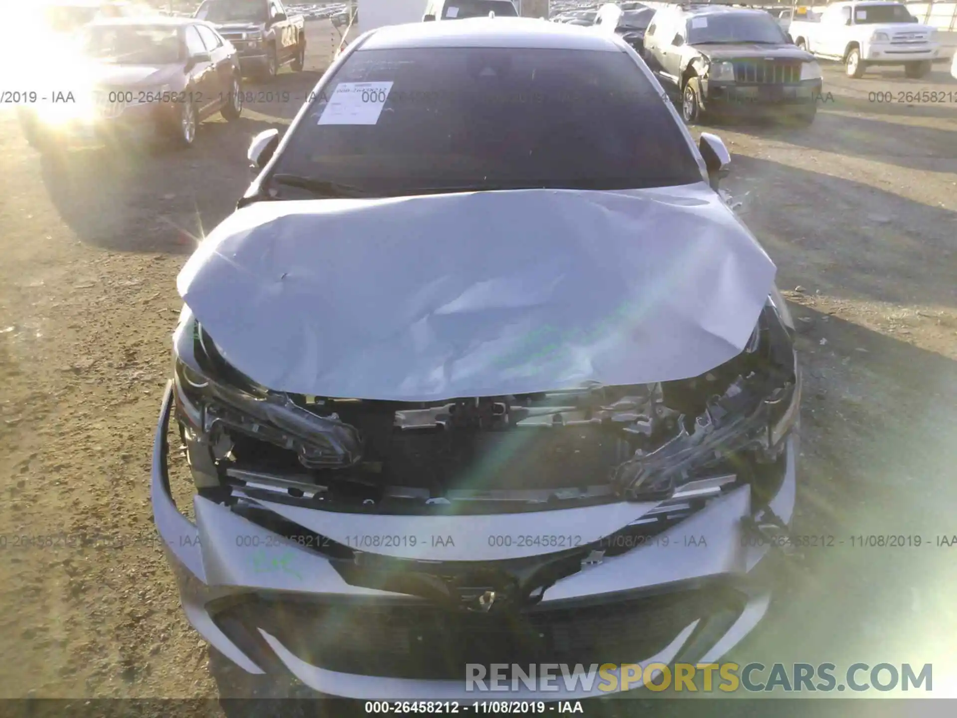 6 Photograph of a damaged car JTNK4RBE7K3047534 TOYOTA COROLLA 2019