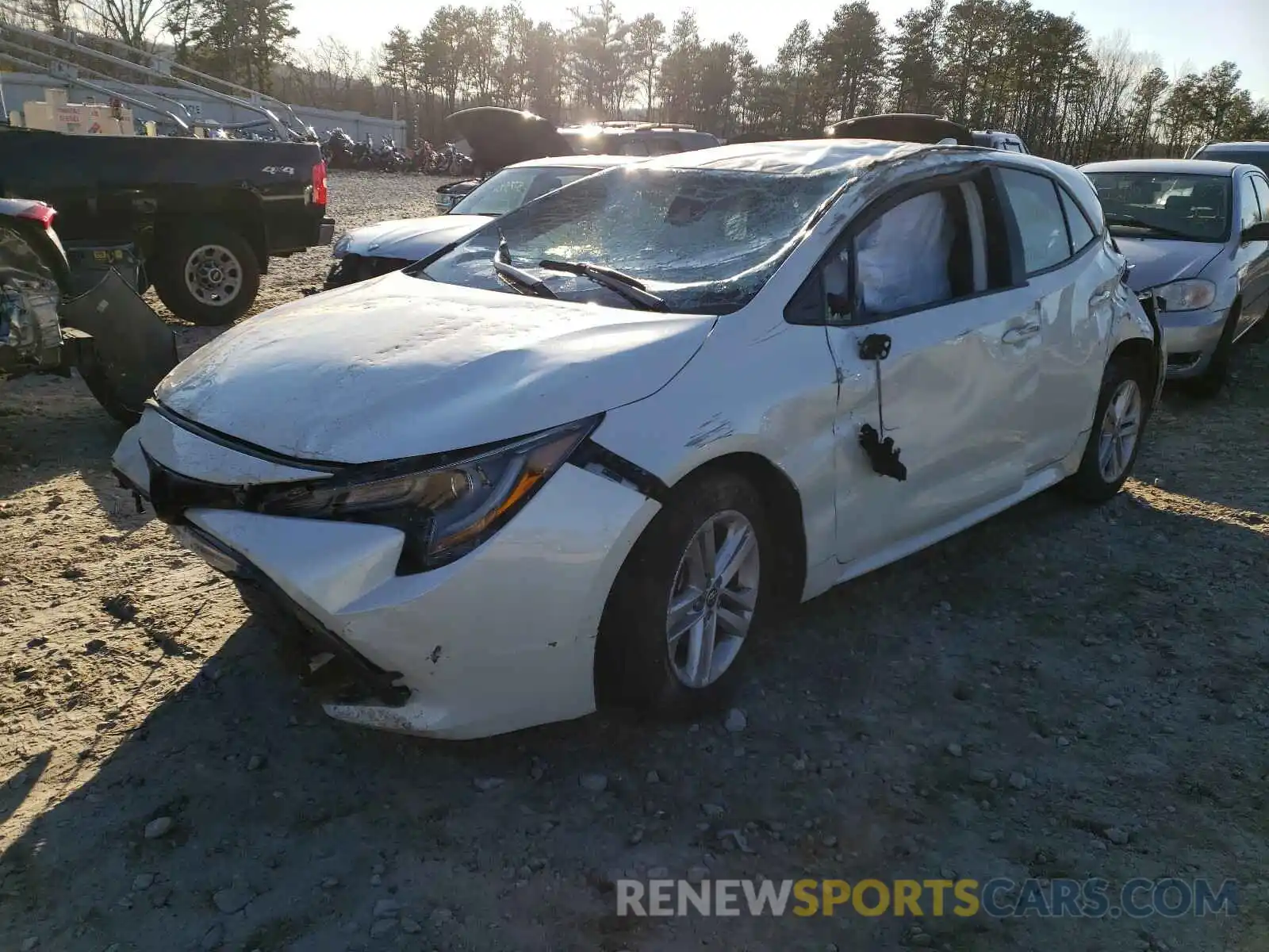 2 Photograph of a damaged car JTNK4RBE7K3048005 TOYOTA COROLLA 2019