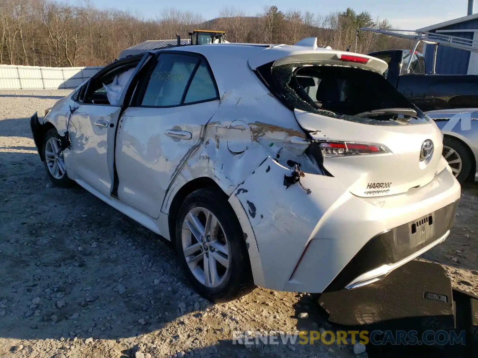 3 Photograph of a damaged car JTNK4RBE7K3048005 TOYOTA COROLLA 2019