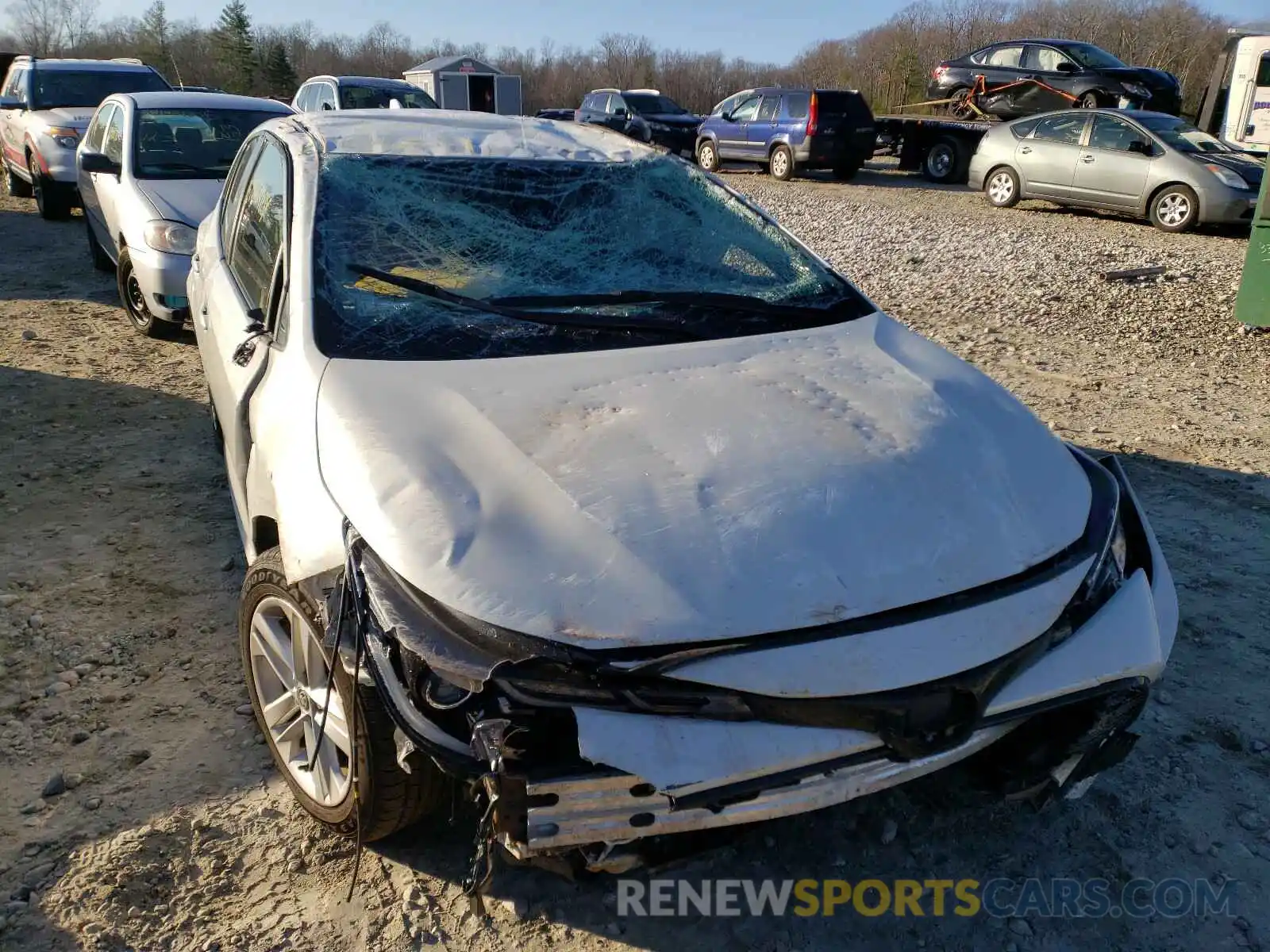 9 Photograph of a damaged car JTNK4RBE7K3048005 TOYOTA COROLLA 2019