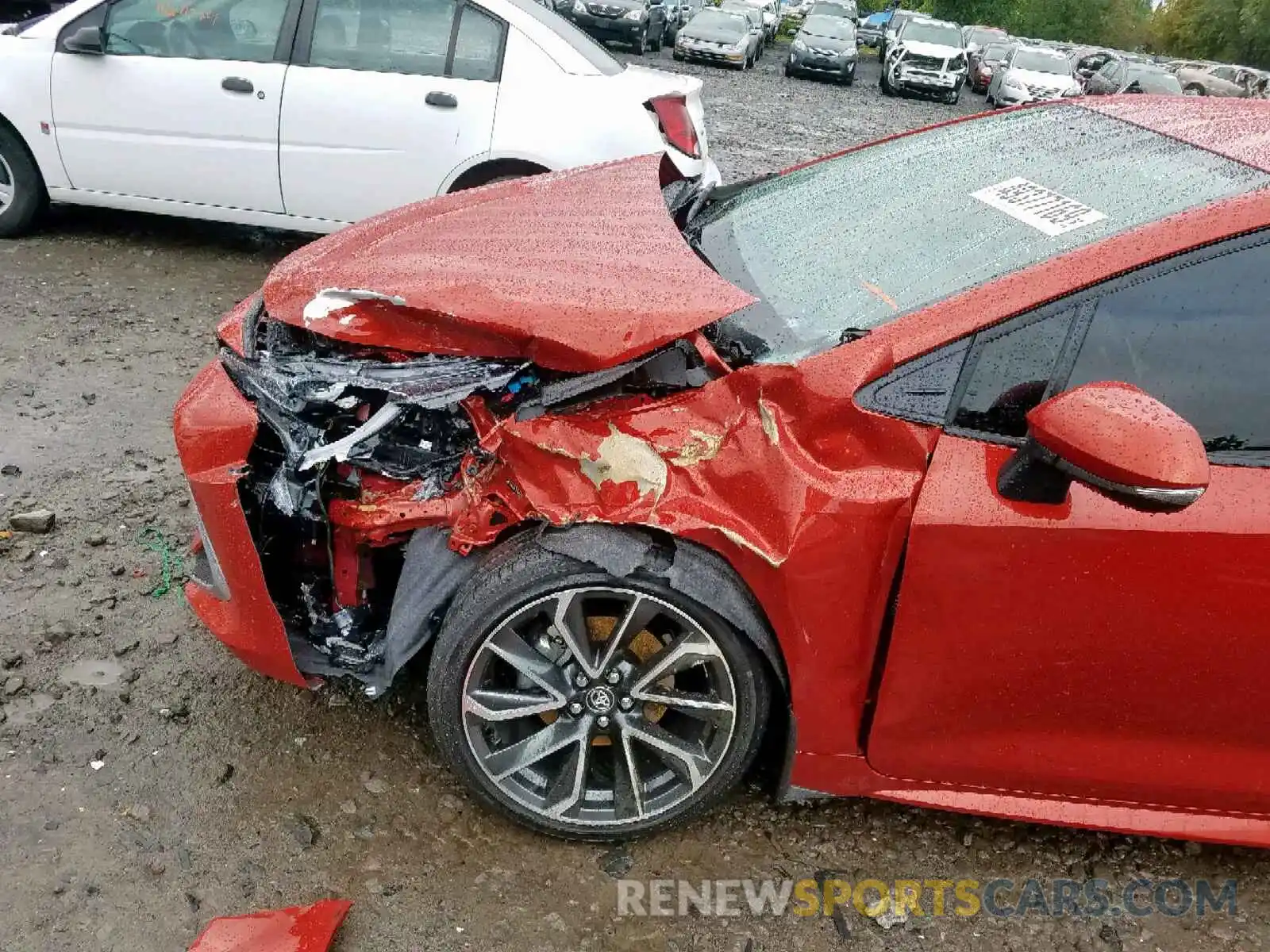 9 Photograph of a damaged car JTNK4RBE7K3048098 TOYOTA COROLLA 2019