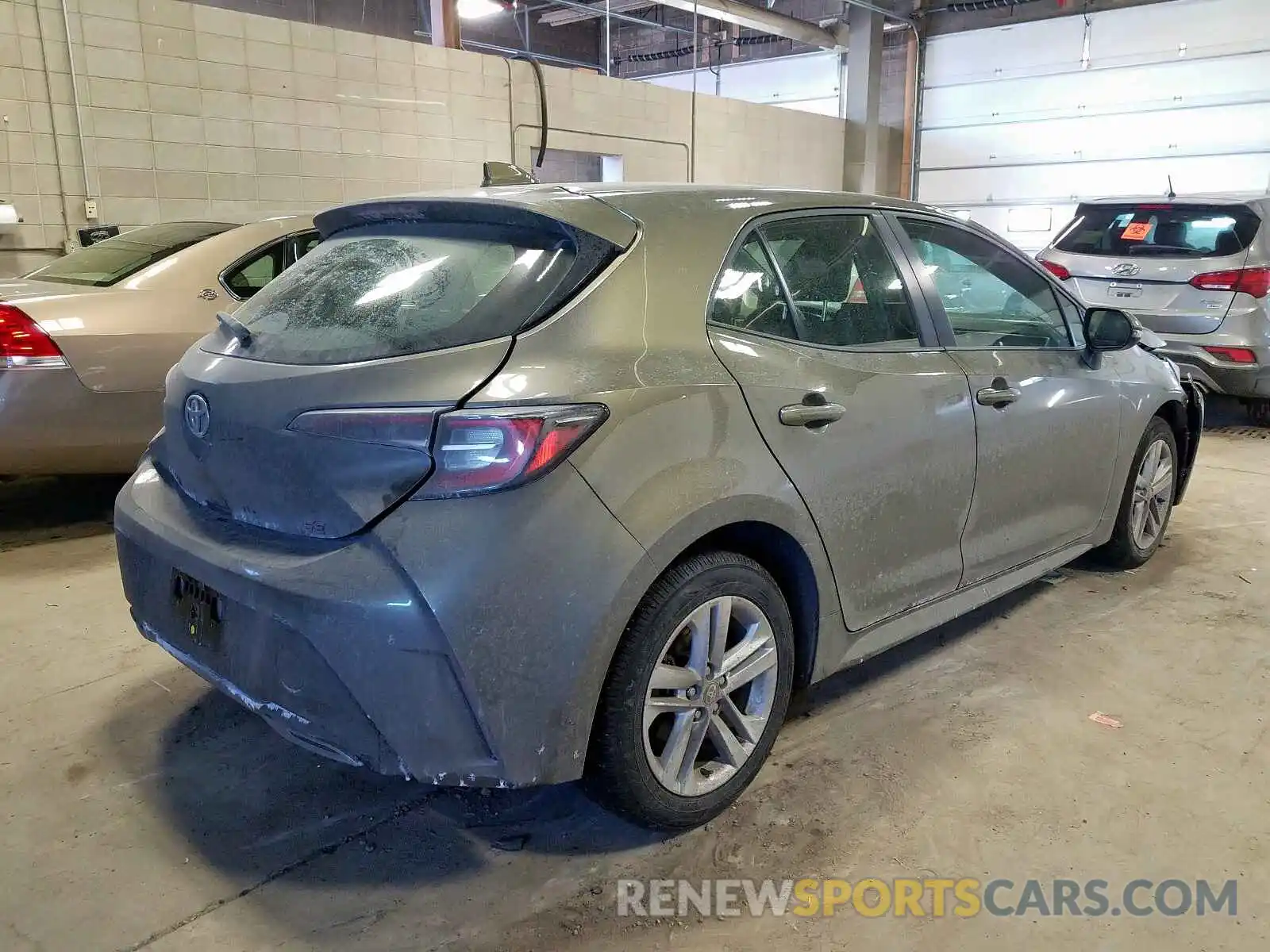 4 Photograph of a damaged car JTNK4RBE7K3049980 TOYOTA COROLLA 2019