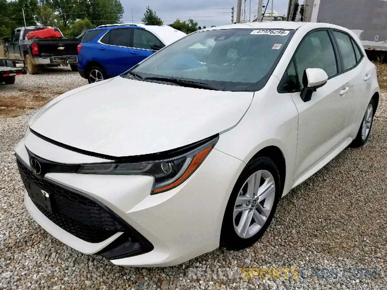 2 Photograph of a damaged car JTNK4RBE7K3050241 TOYOTA COROLLA 2019