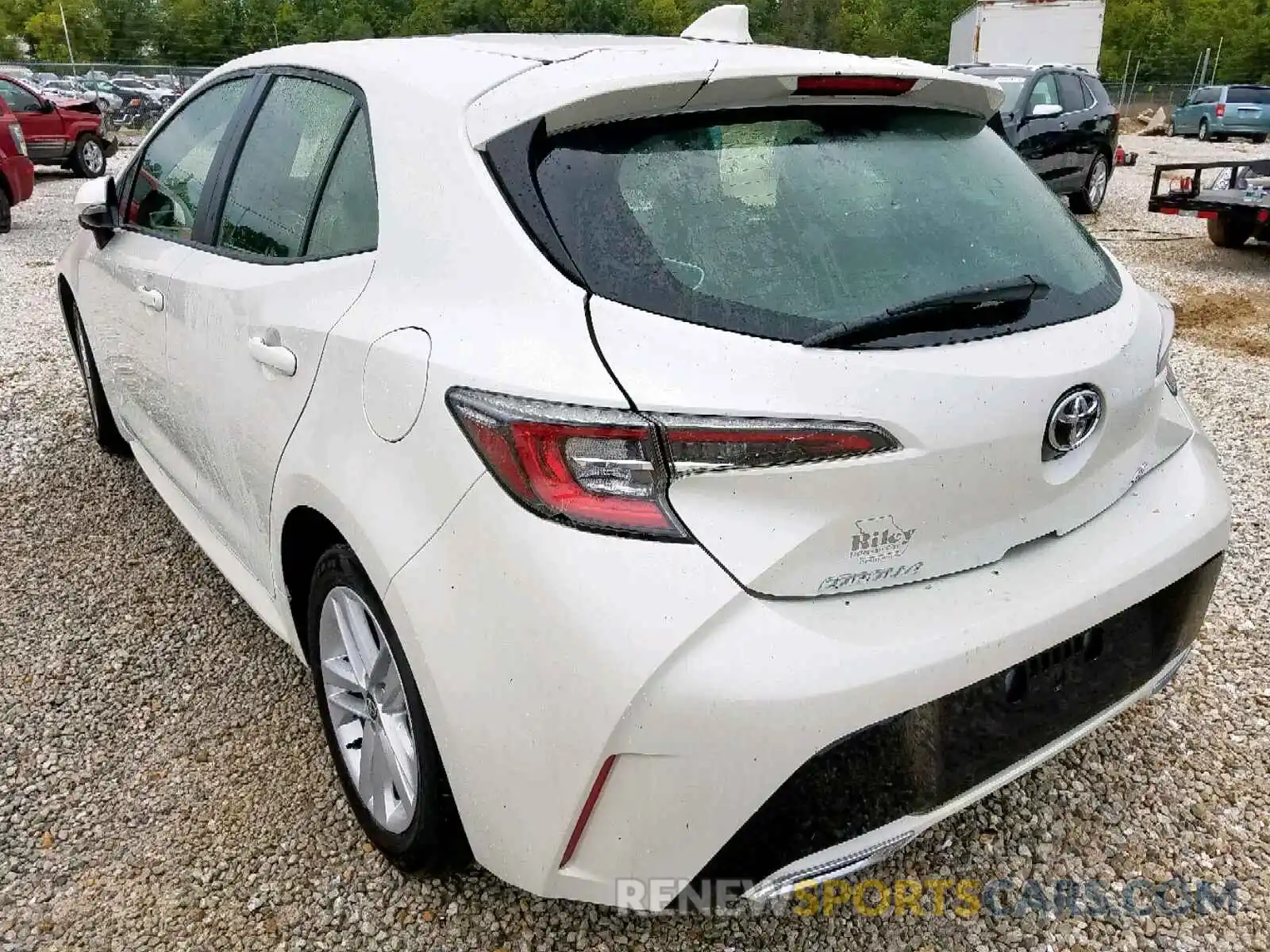 3 Photograph of a damaged car JTNK4RBE7K3050241 TOYOTA COROLLA 2019