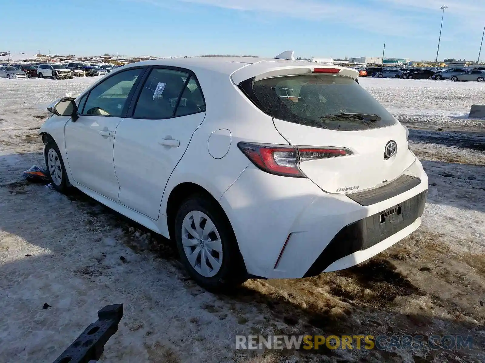 3 Photograph of a damaged car JTNK4RBE7K3050286 TOYOTA COROLLA 2019