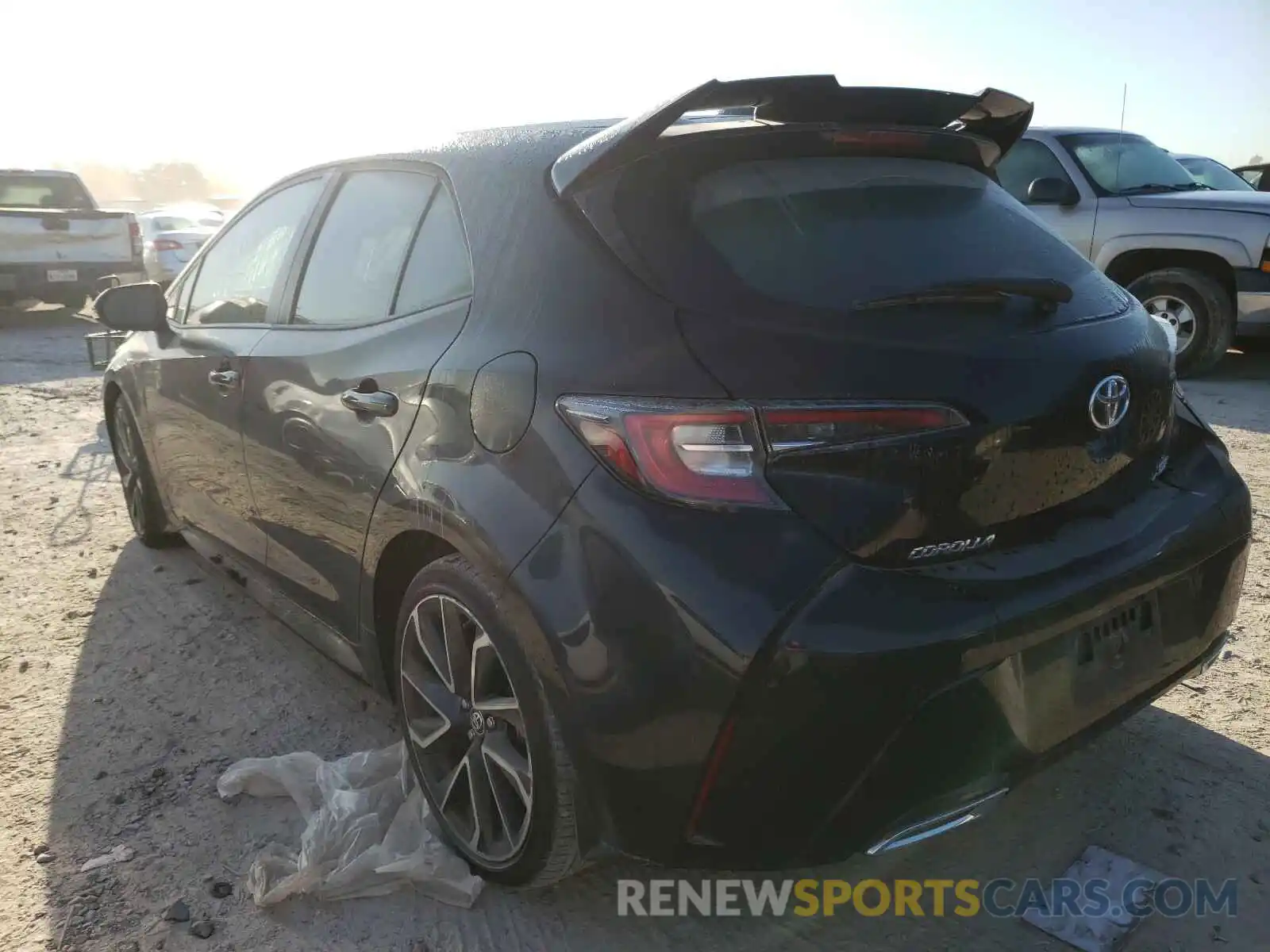 3 Photograph of a damaged car JTNK4RBE7K3053799 TOYOTA COROLLA 2019